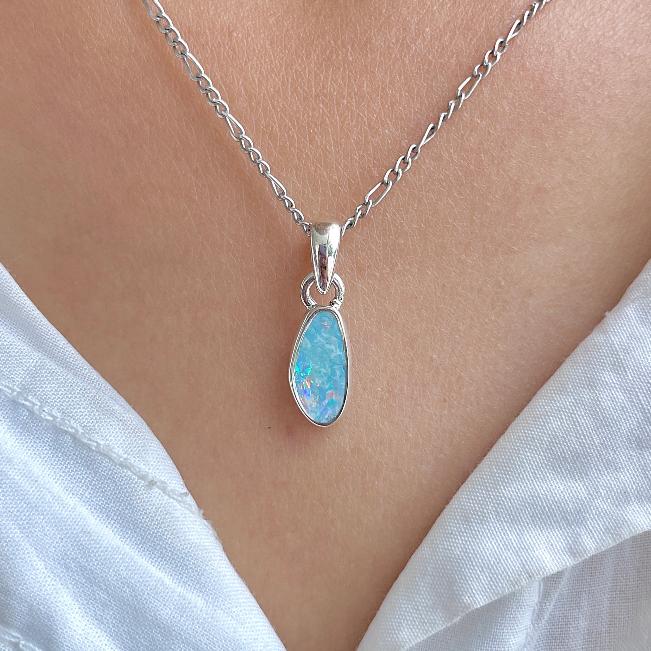 Australian Opal Pendant-(AOD-P-67.)