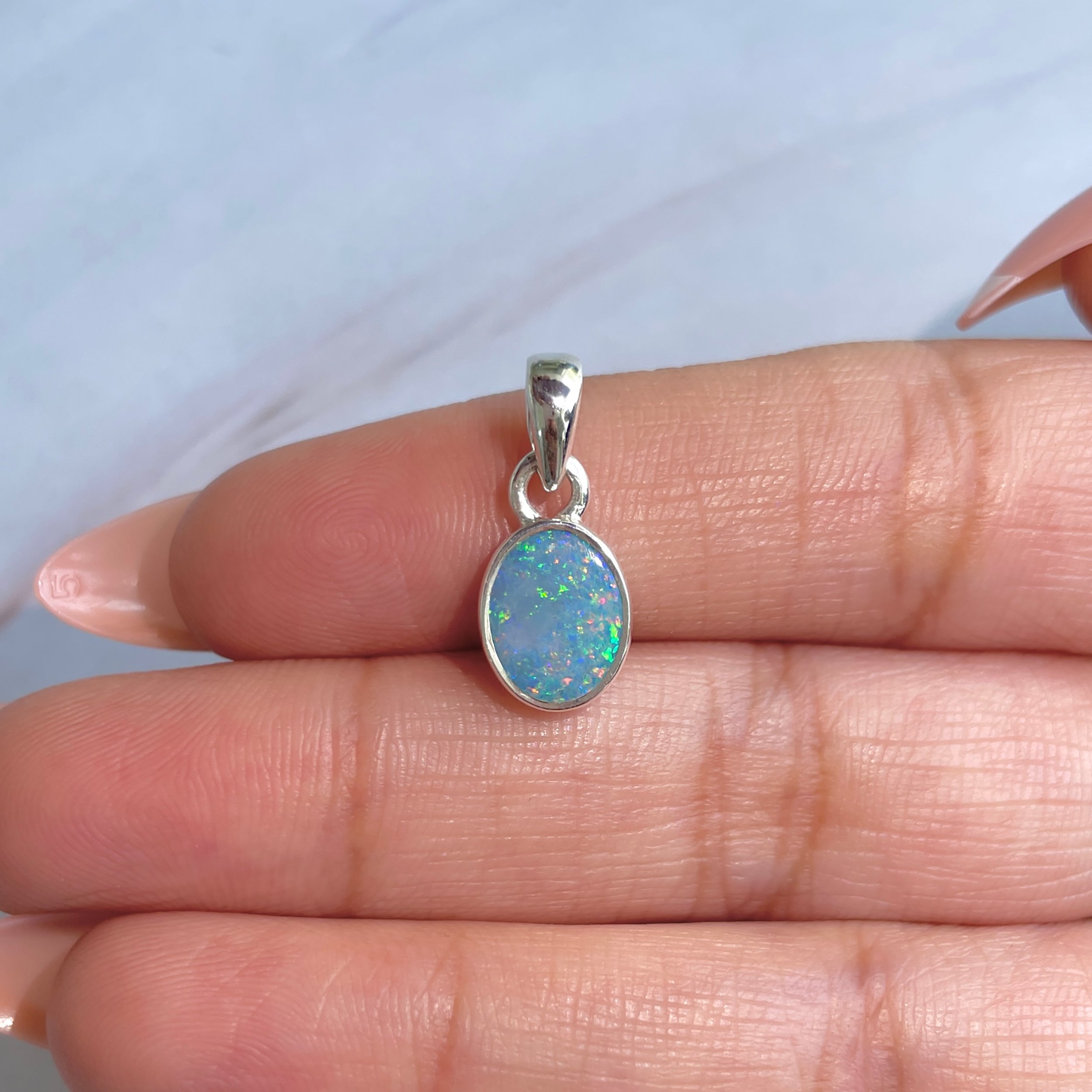 Australian Opal Pendant-(AOD-P-69.)