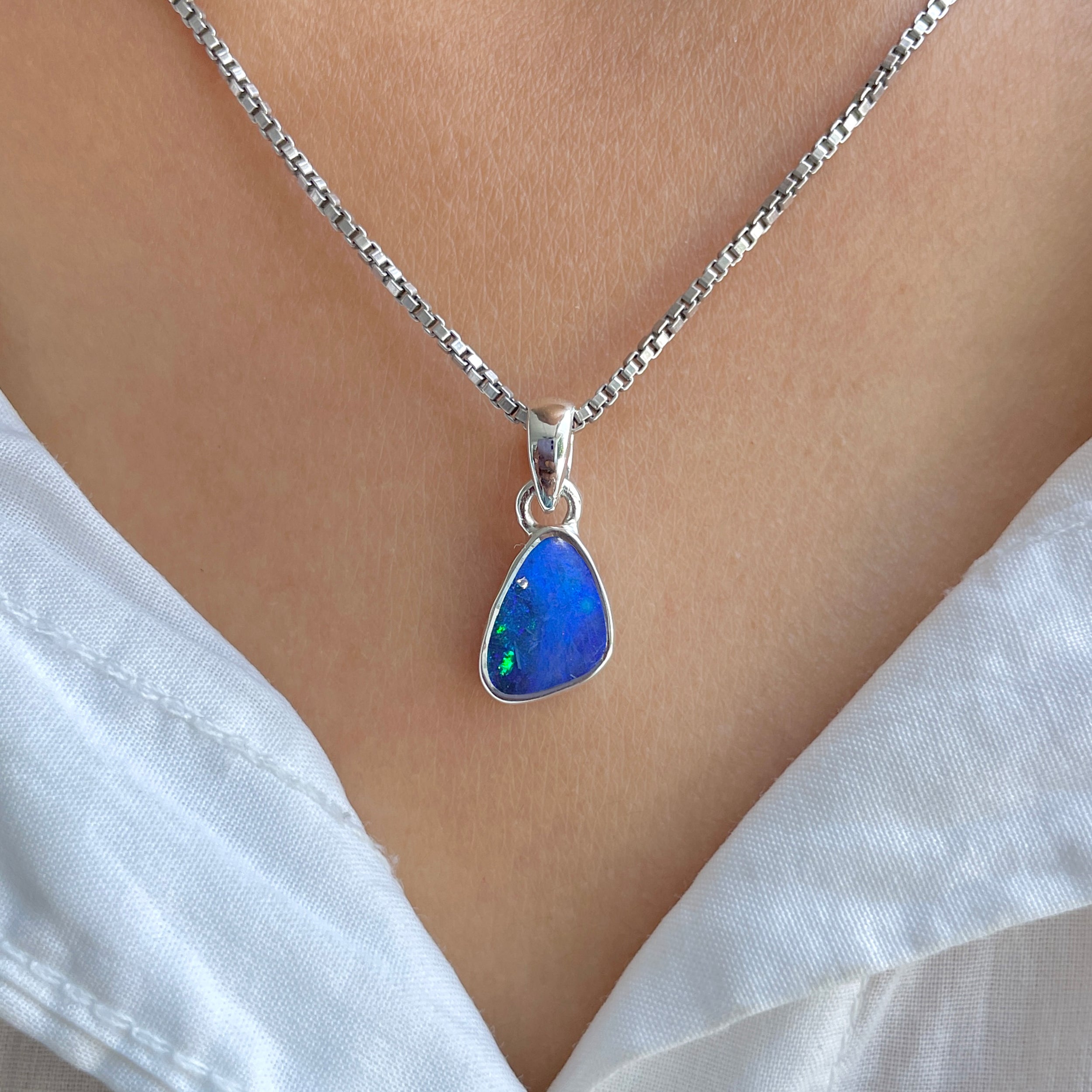 Australian Opal Pendant-(AOD-P-7.)