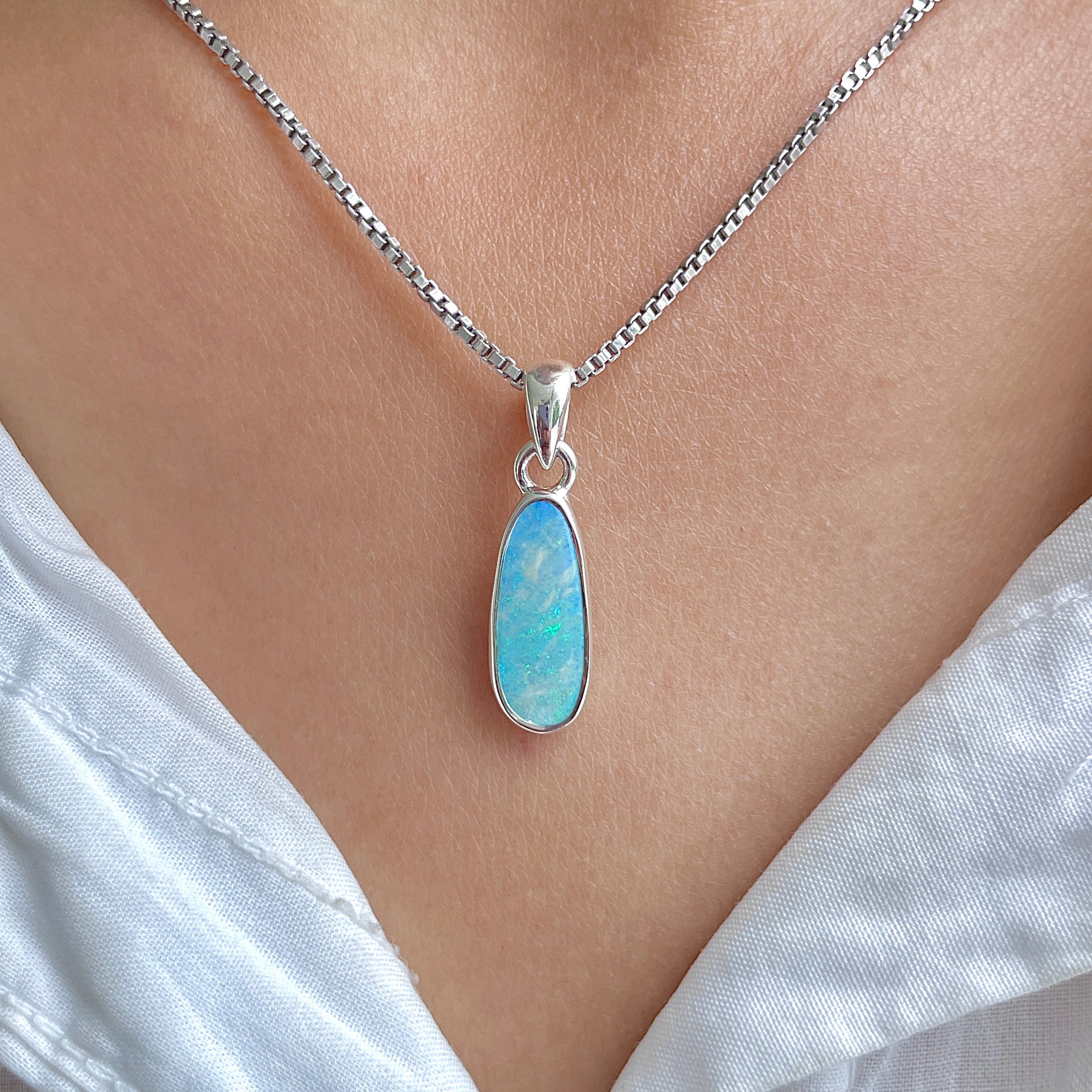 Australian Opal Pendant-(AOD-P-72.)