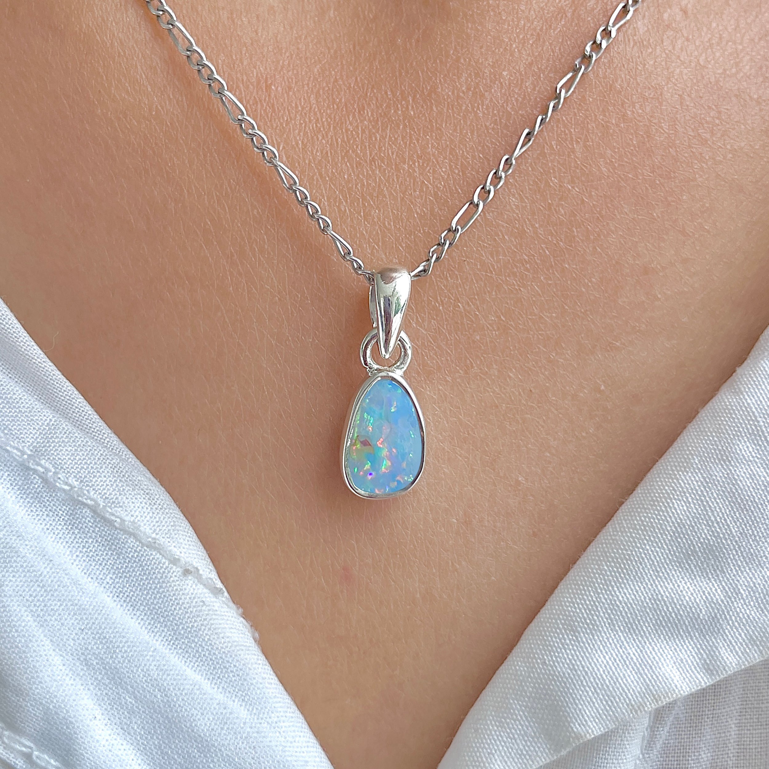 Australian Opal Pendant-(AOD-P-73.)