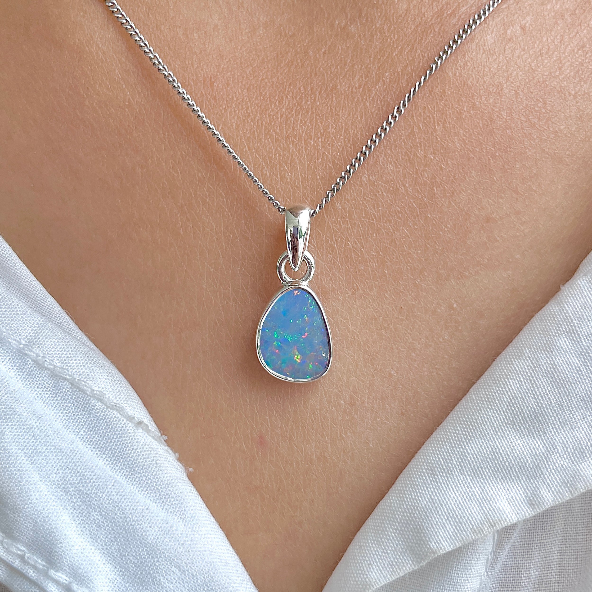Australian Opal Pendant-(AOD-P-74.)