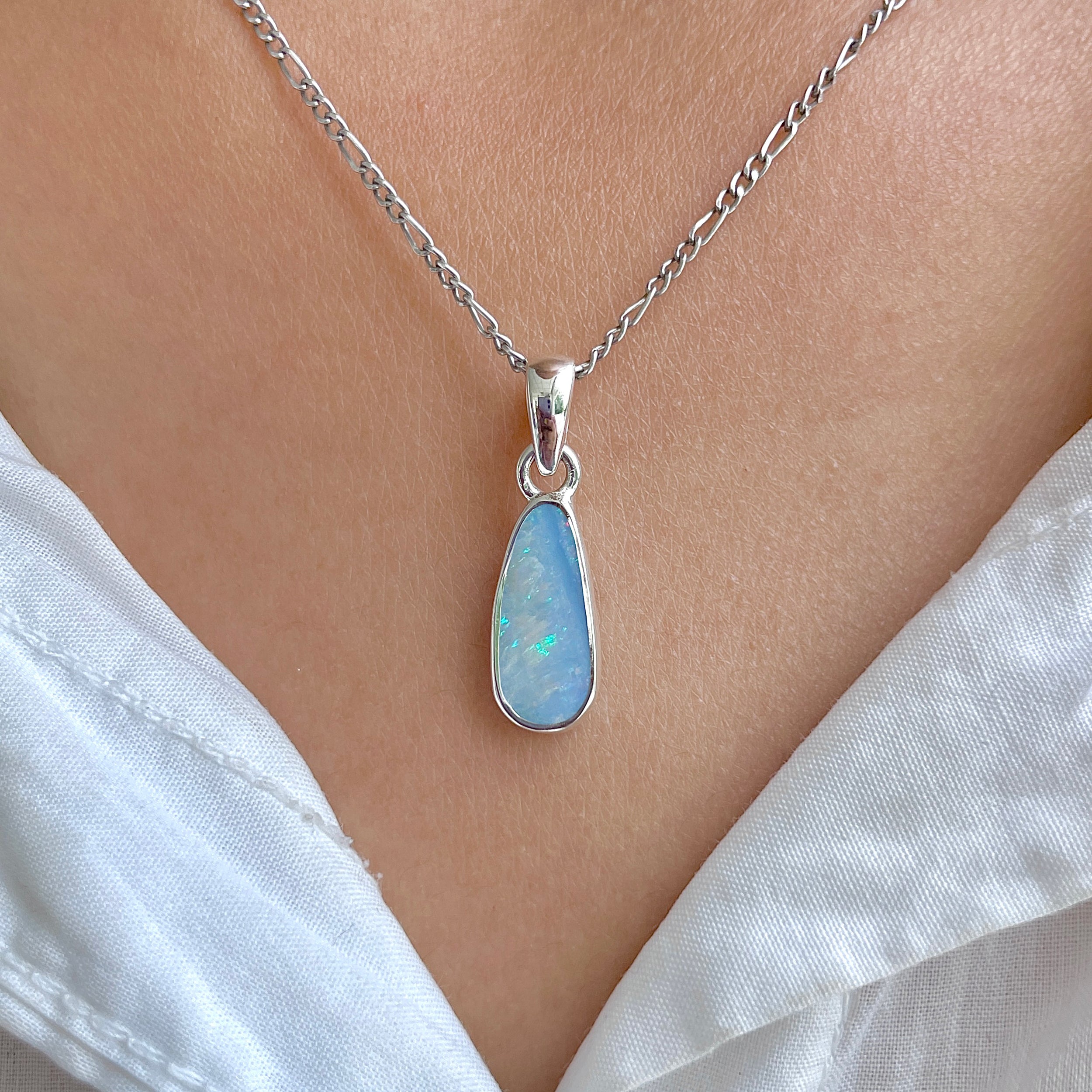 Australian Opal Pendant-(AOD-P-77.)
