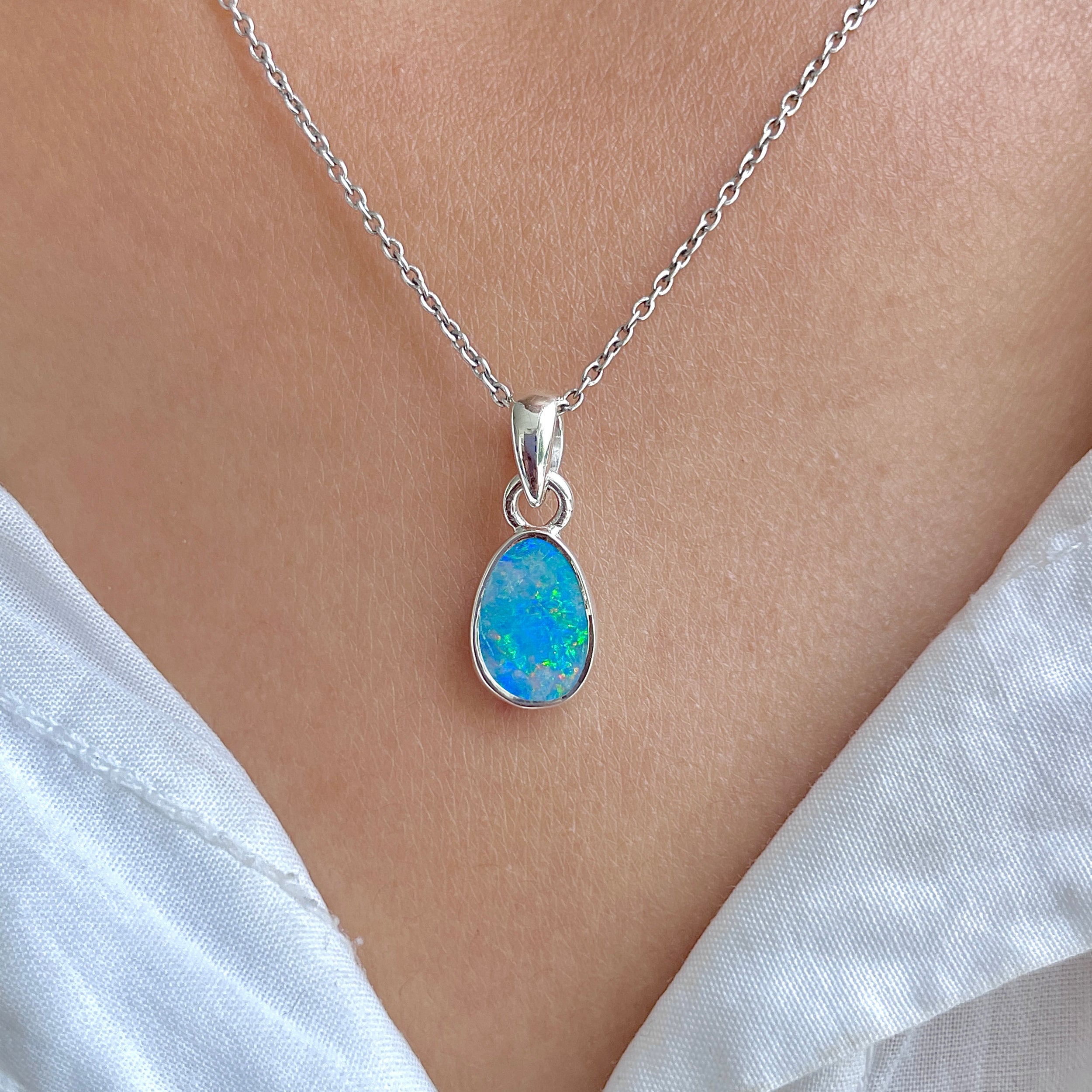 Australian Opal Pendant-(AOD-P-79.)
