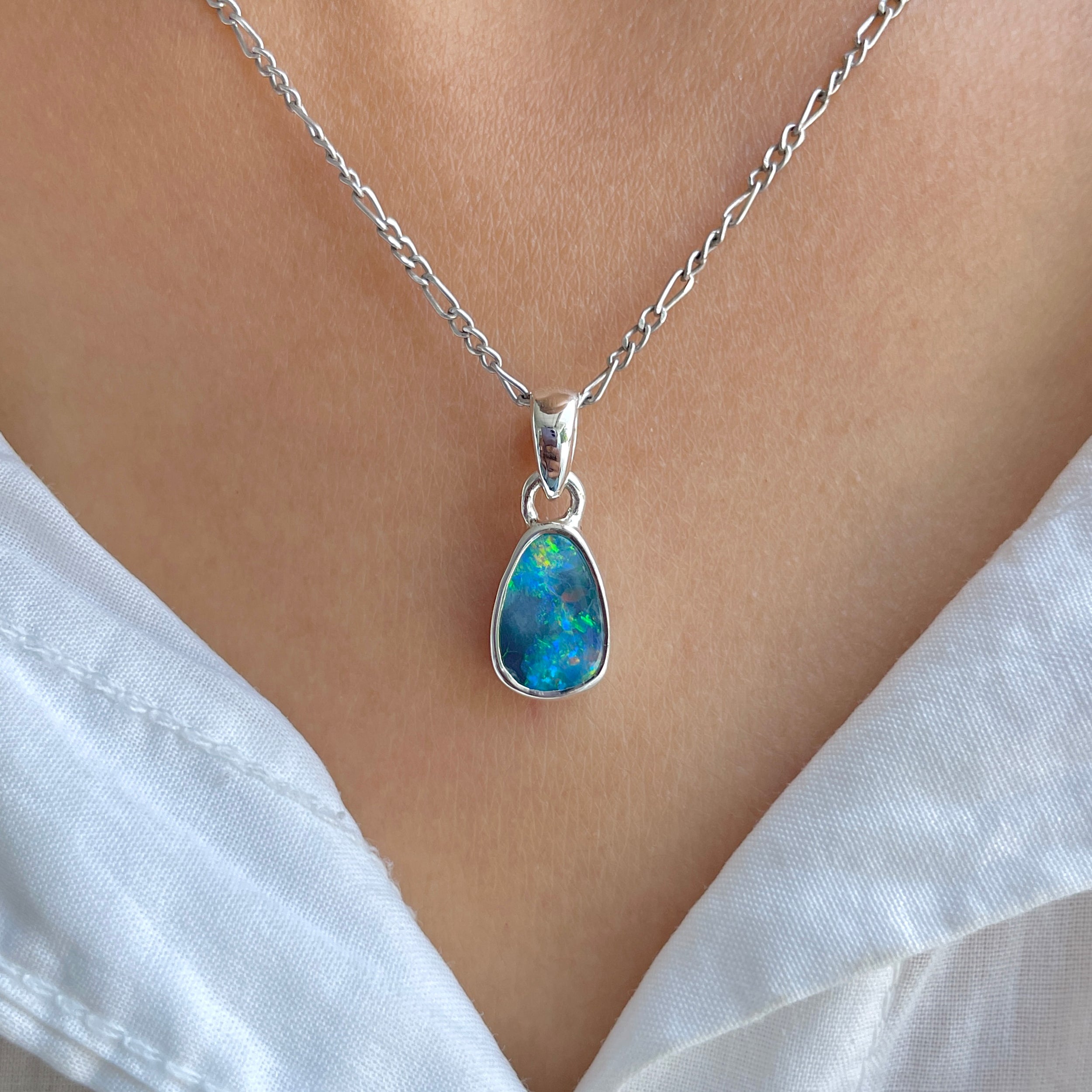 Australian Opal Pendant-(AOD-P-8.)