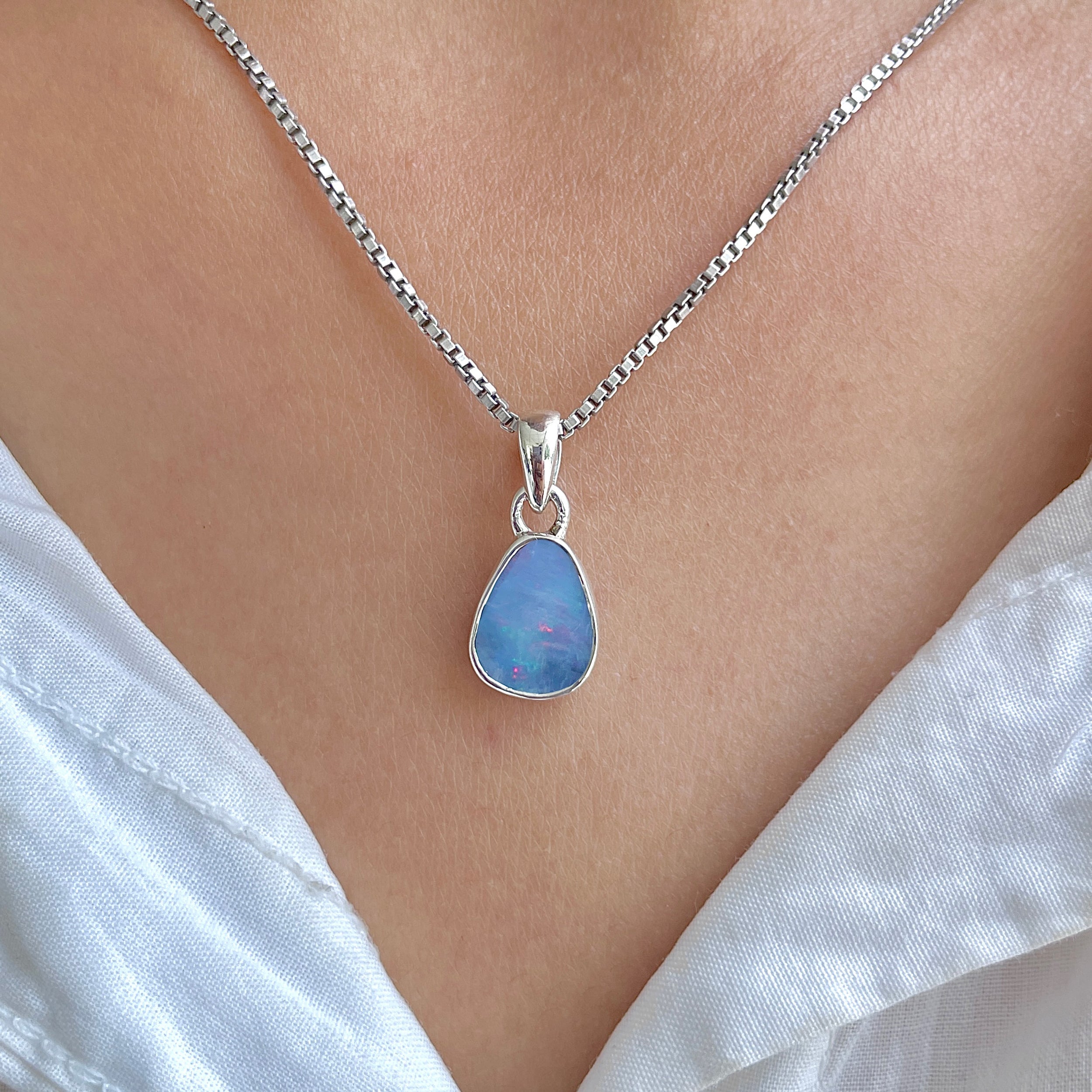 Australian Opal Pendant-(AOD-P-84.)