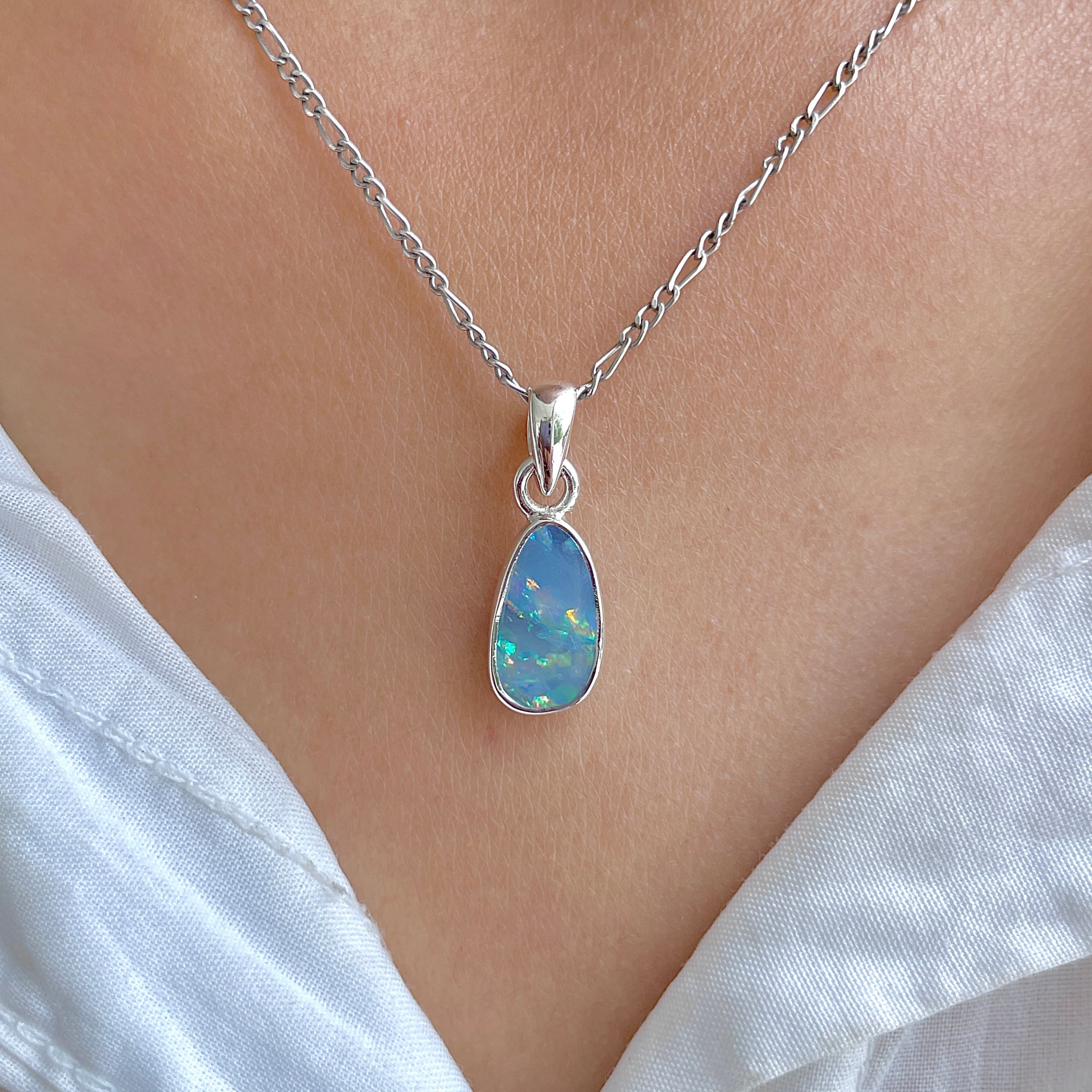Australian Opal Pendant-(AOD-P-85.)