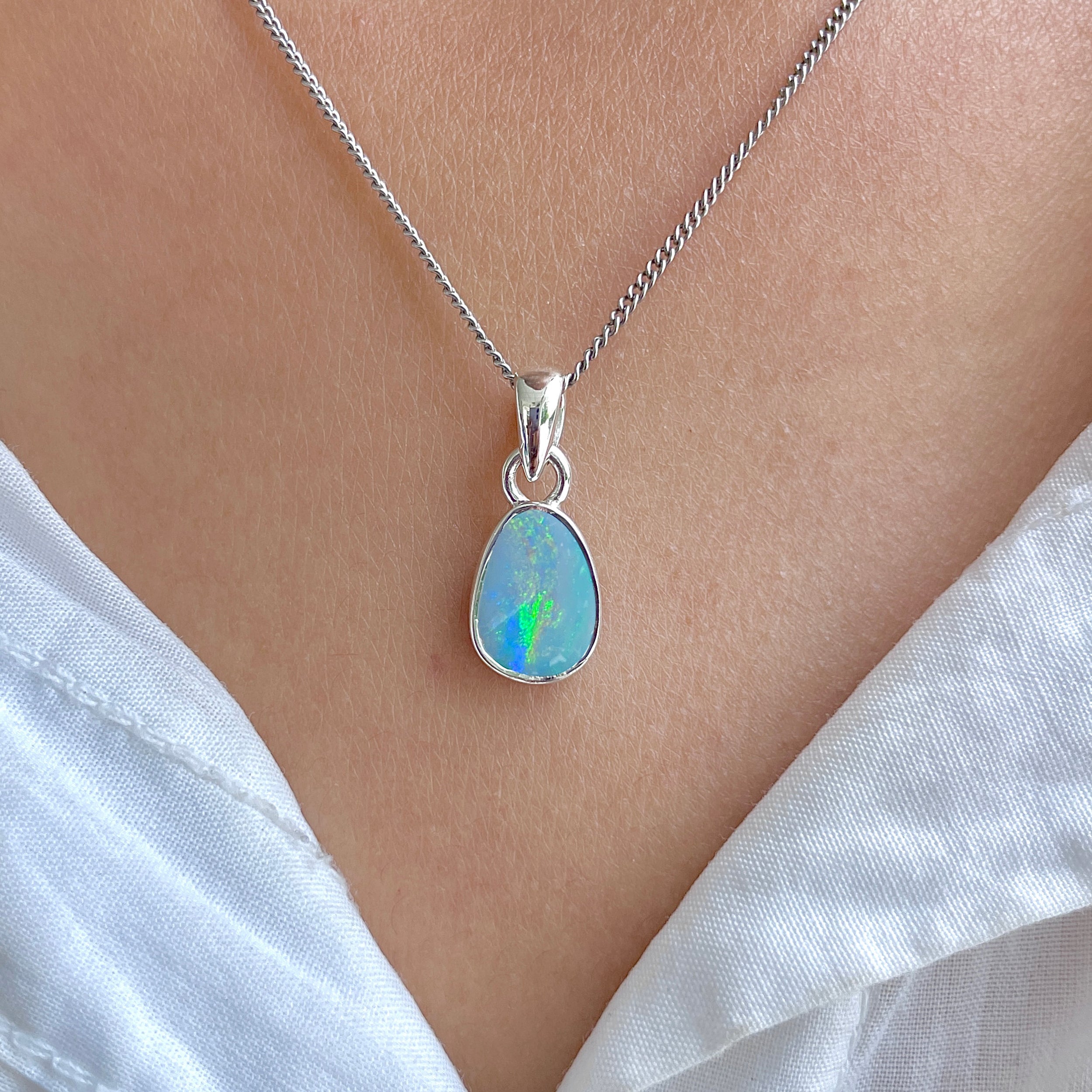 Australian Opal Pendant-(AOD-P-86.)
