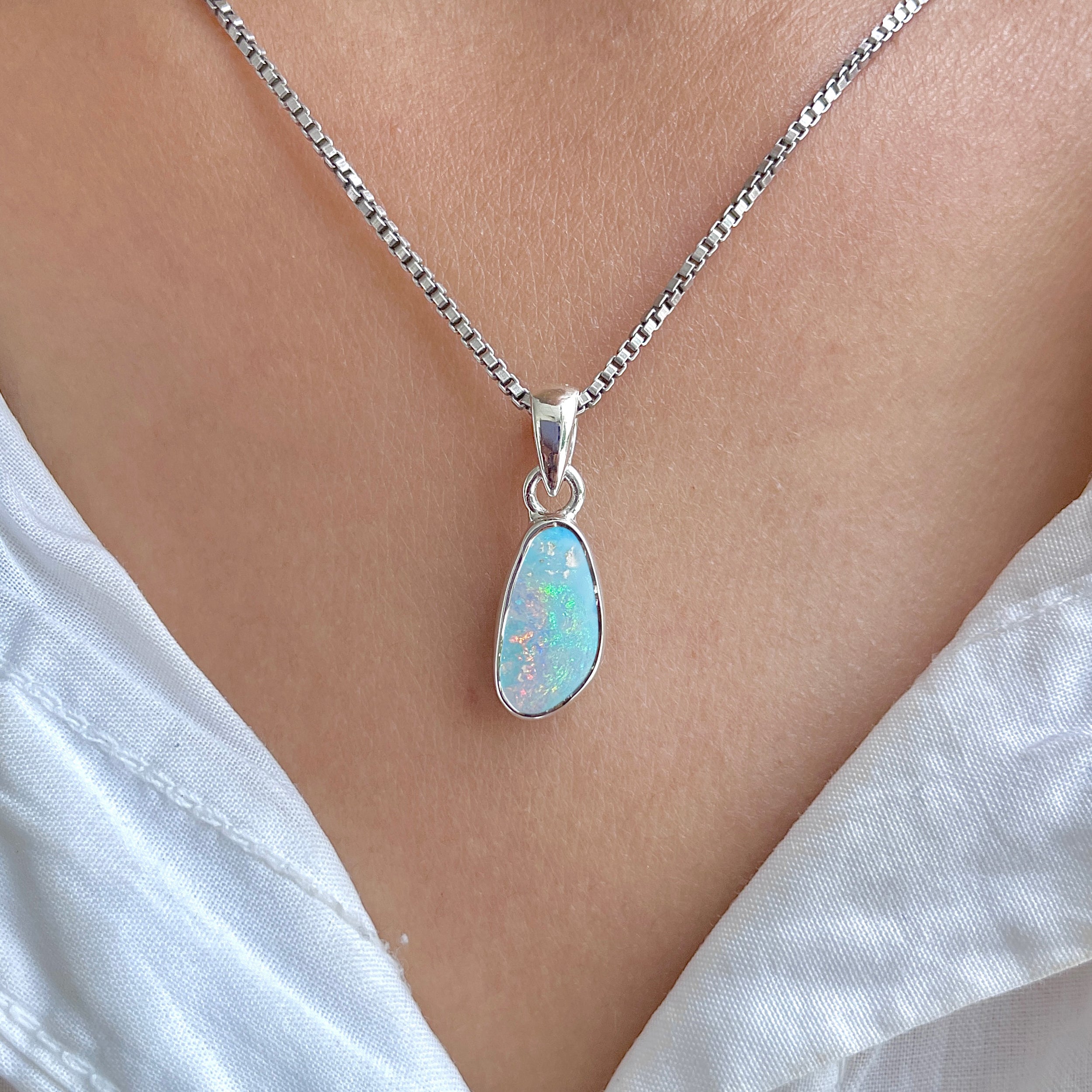 Australian Opal Pendant-(AOD-P-87.)