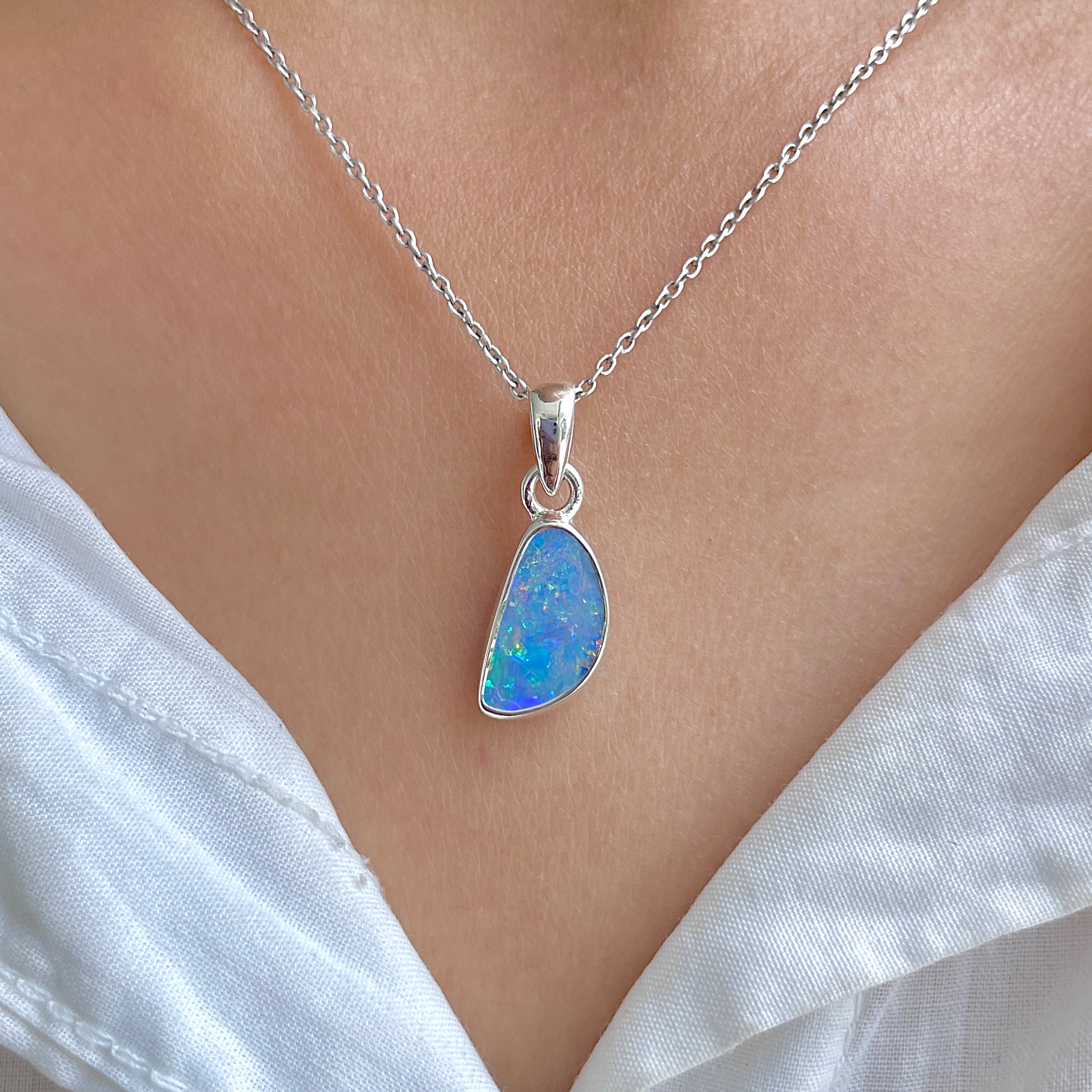 Australian Opal Pendant-(AOD-P-88.)
