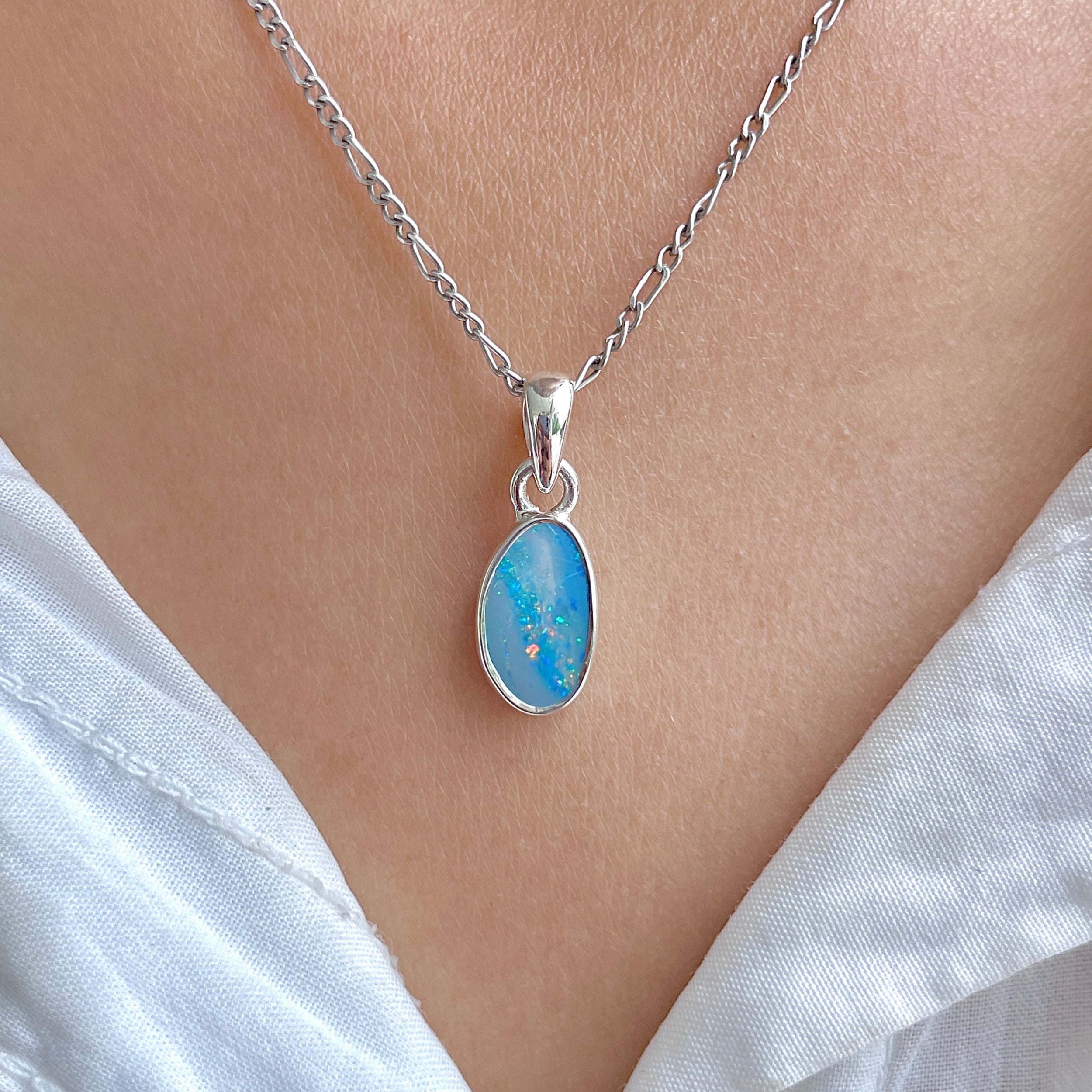 Australian Opal Pendant-(AOD-P-89.)