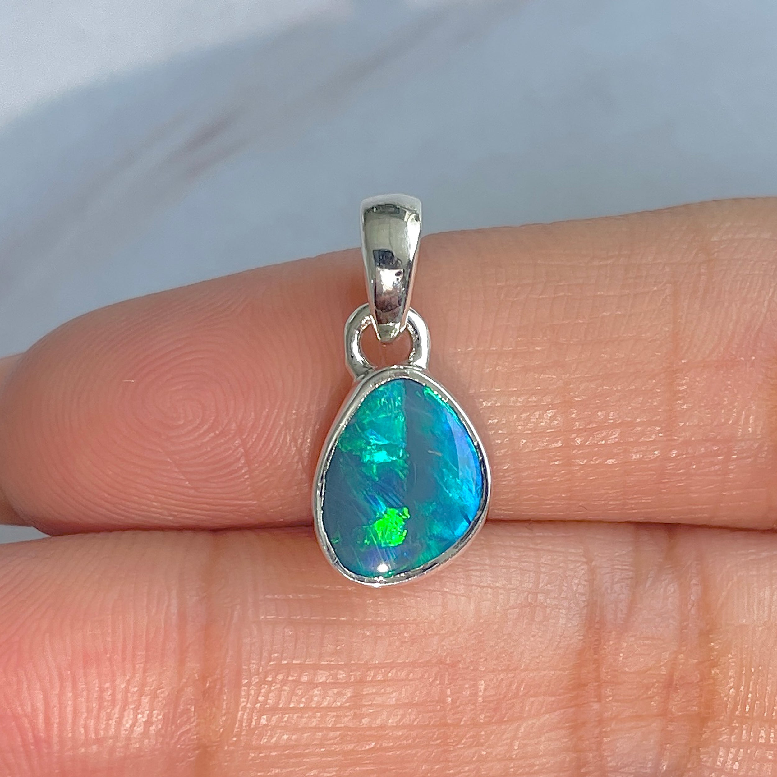 Australian Opal Pendant-(AOD-P-9.)