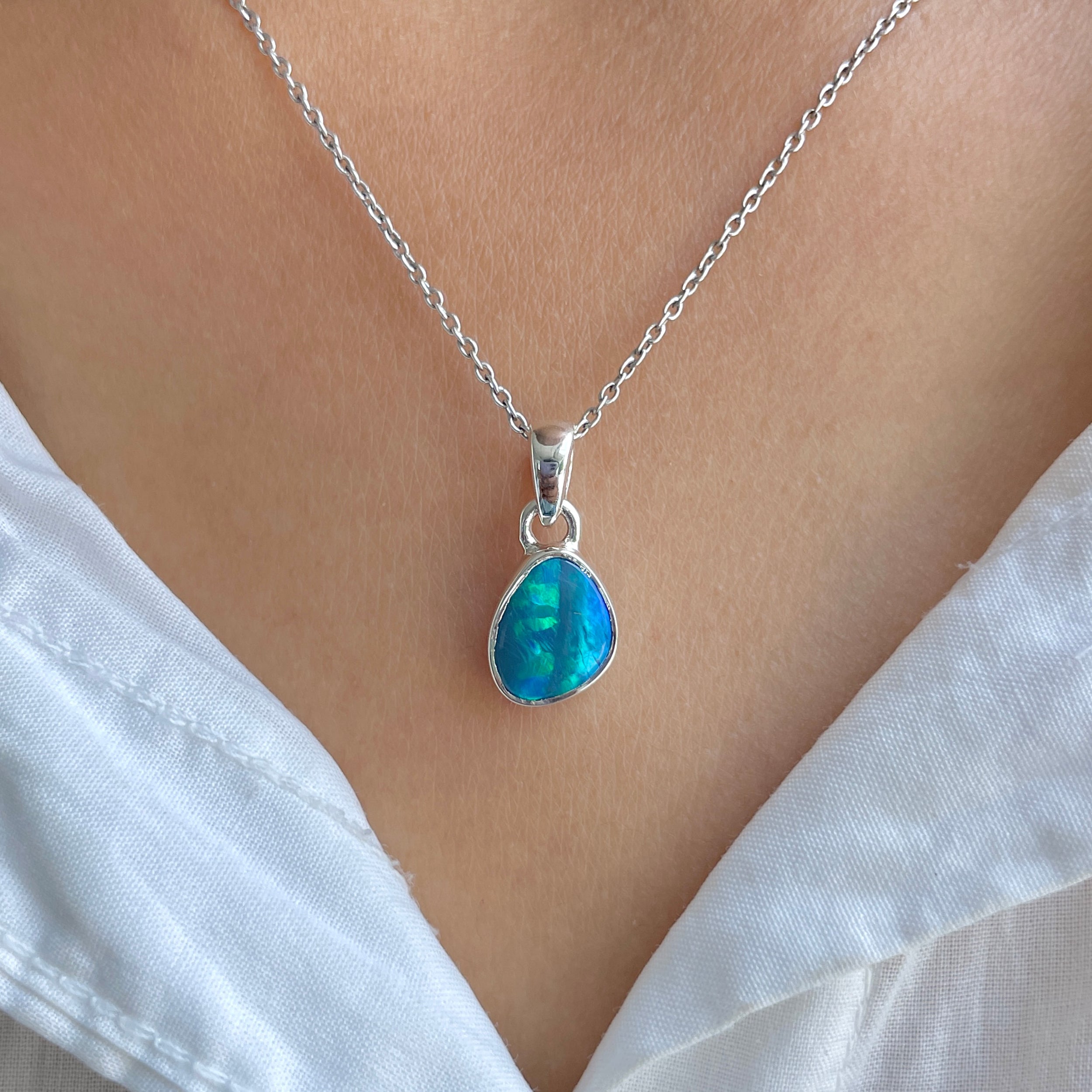 Australian Opal Pendant-(AOD-P-9.)
