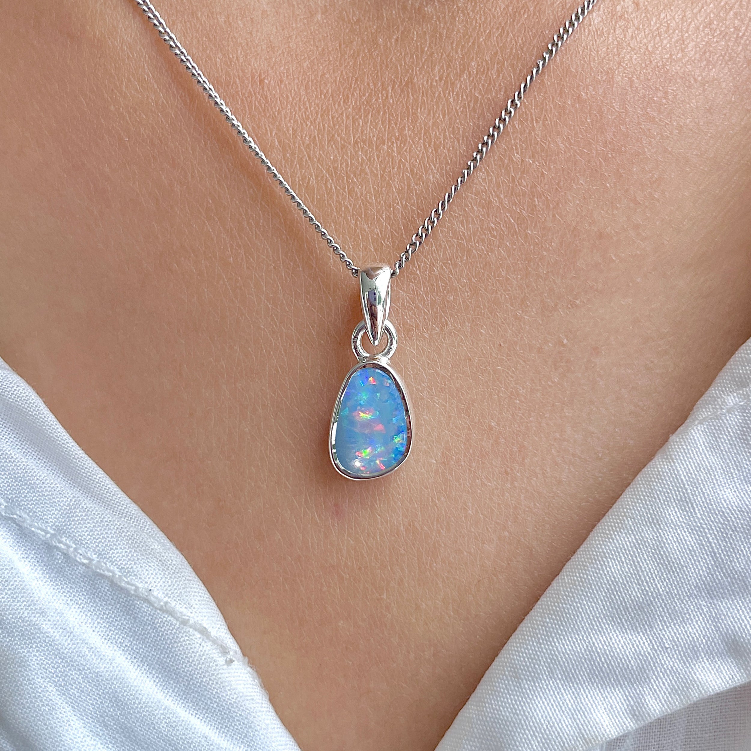 Australian Opal Pendant-(AOD-P-90.)