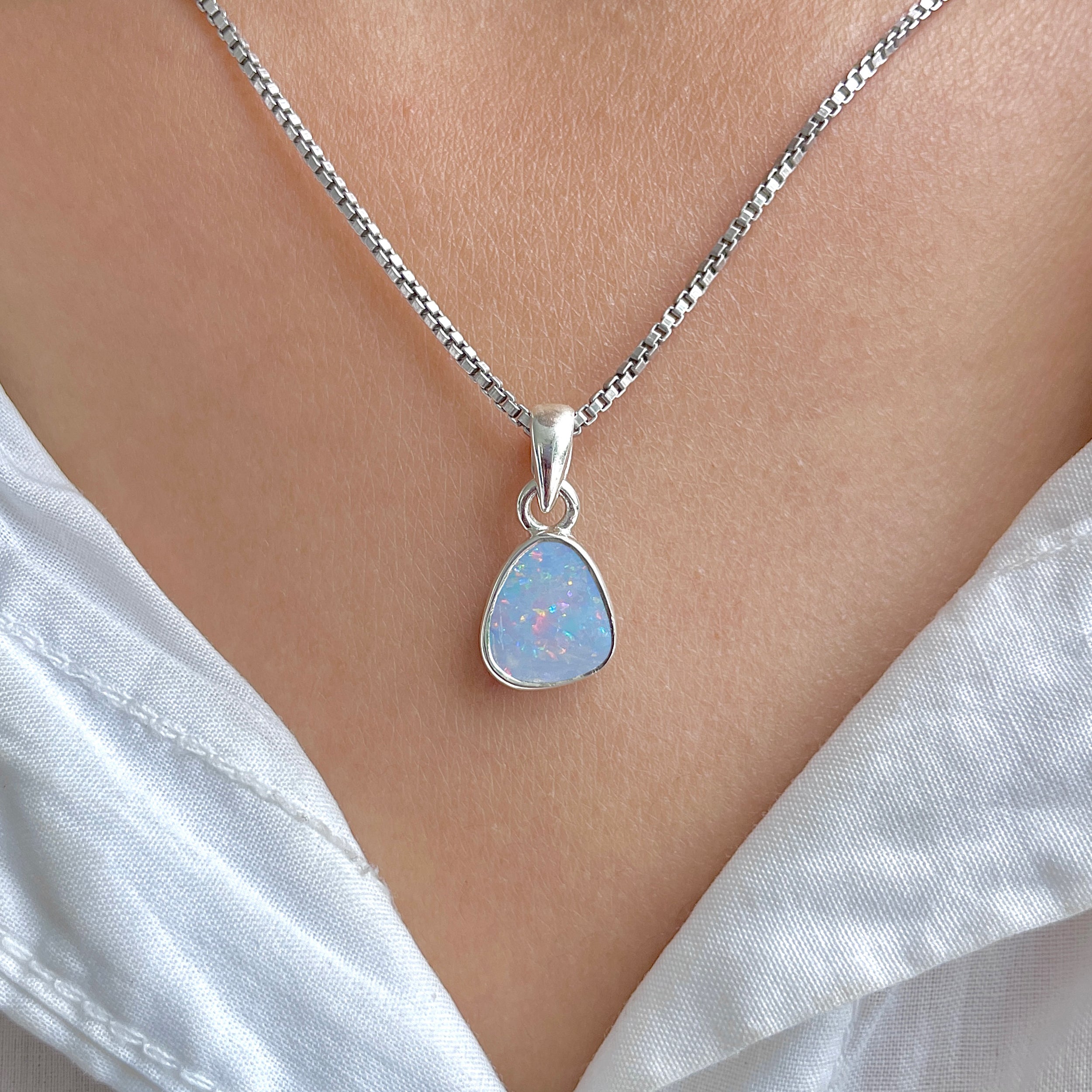 Australian Opal Pendant-(AOD-P-91.)