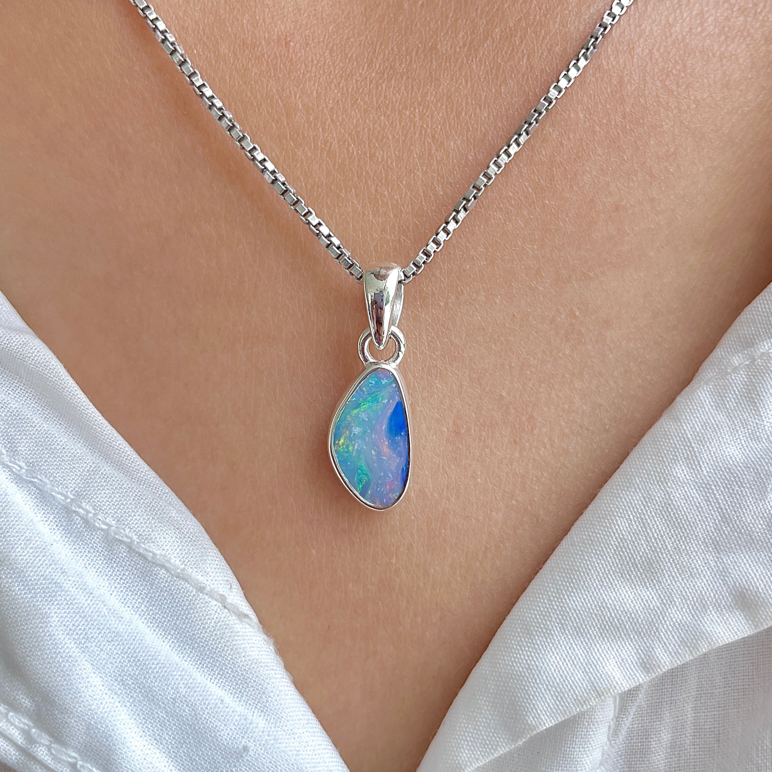 Australian Opal Pendant-(AOD-P-95.)