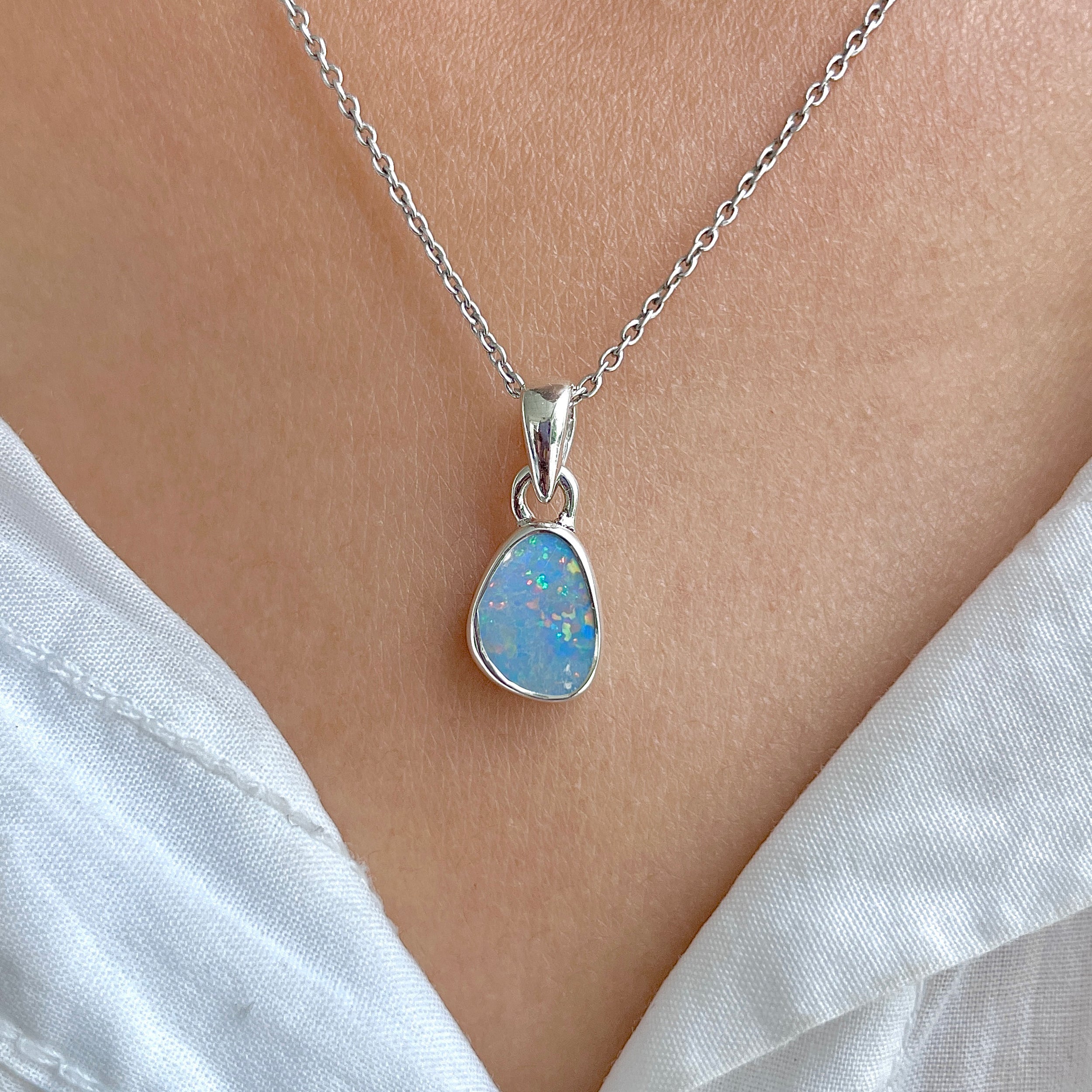 Australian Opal Pendant-(AOD-P-96.)