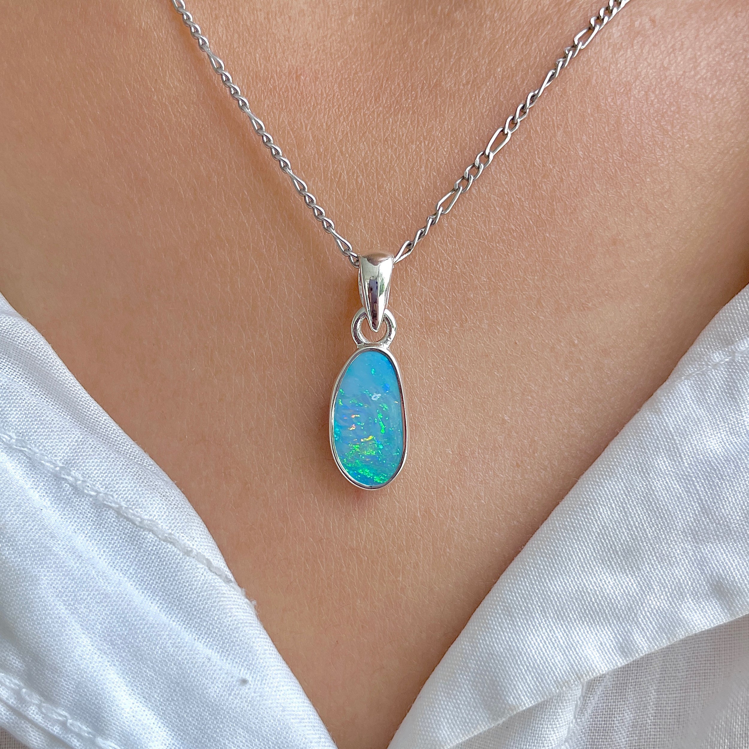Australian Opal Pendant-(AOD-P-97.)