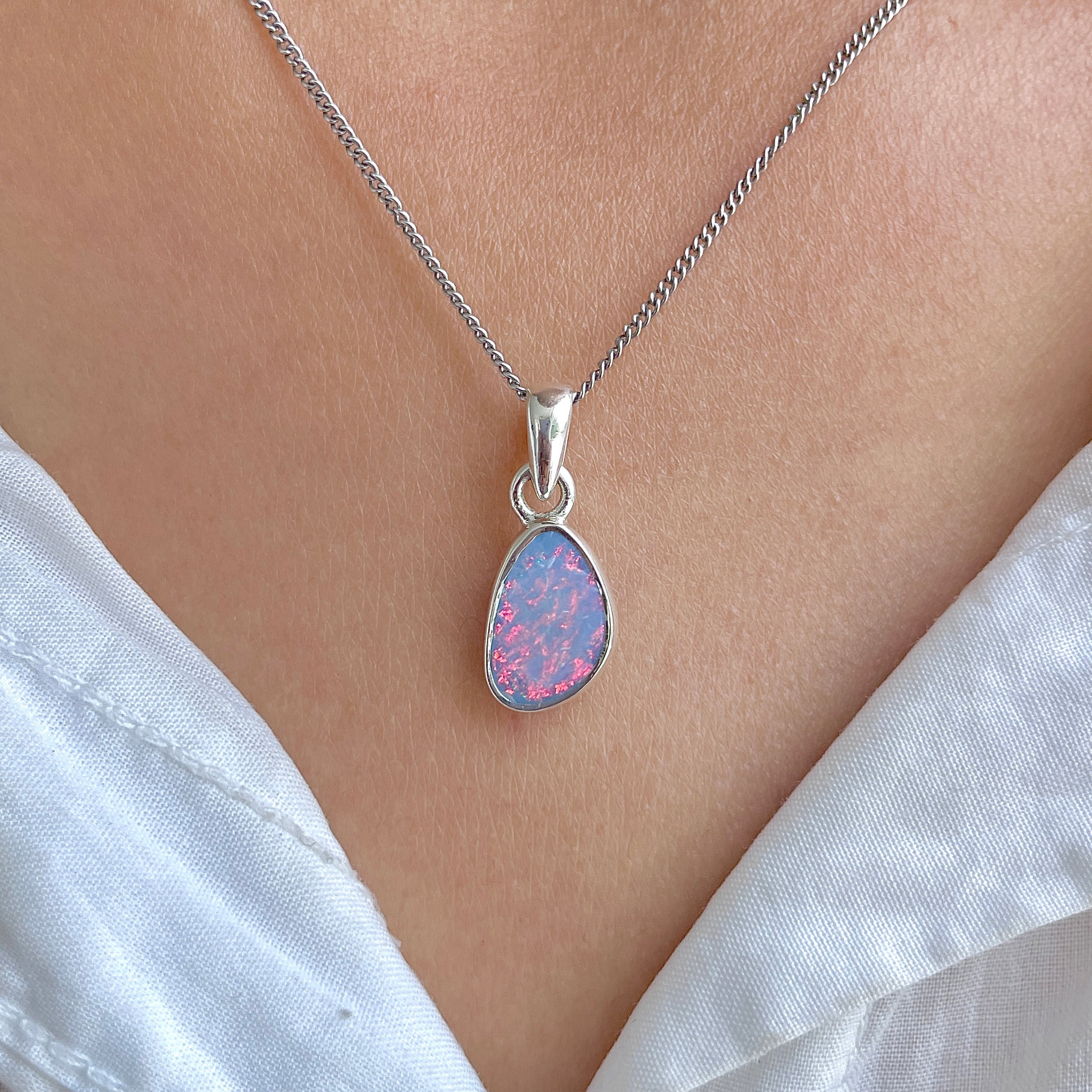 Australian Opal Pendant-(AOD-P-98.)