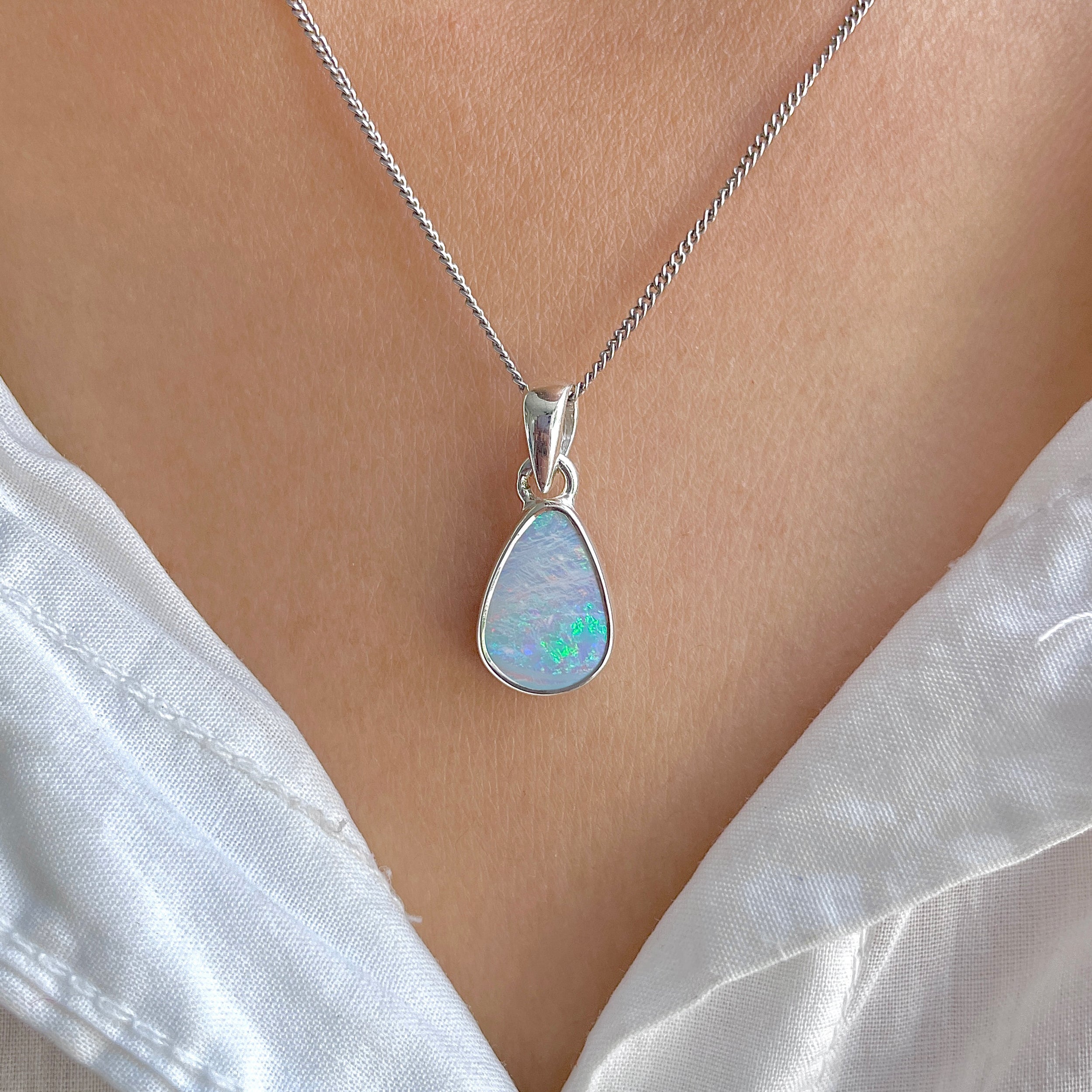 Australian Opal Pendant-(AOD-P-99.)