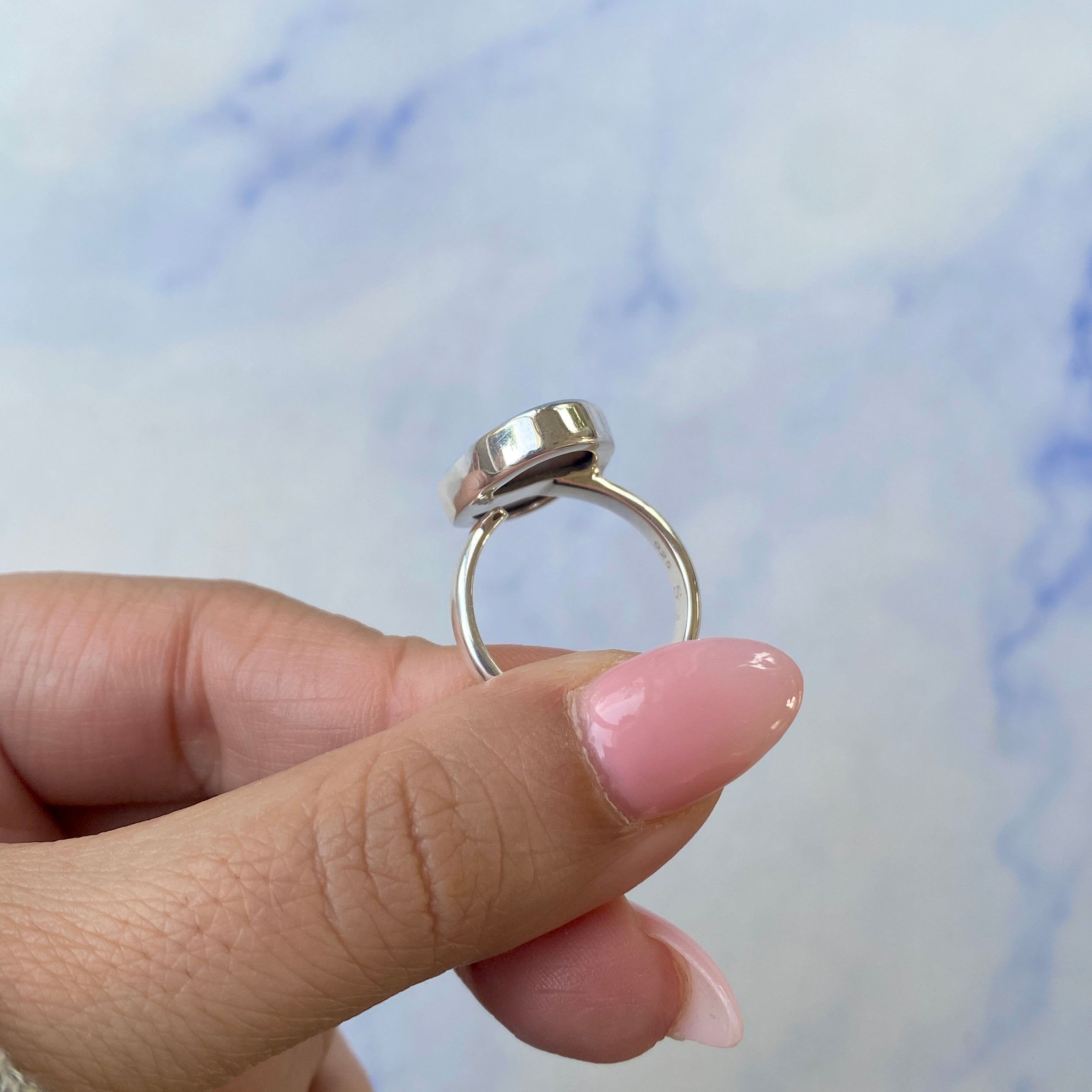 Australian Opal Adjustable Ring-(AOD-R-10.)