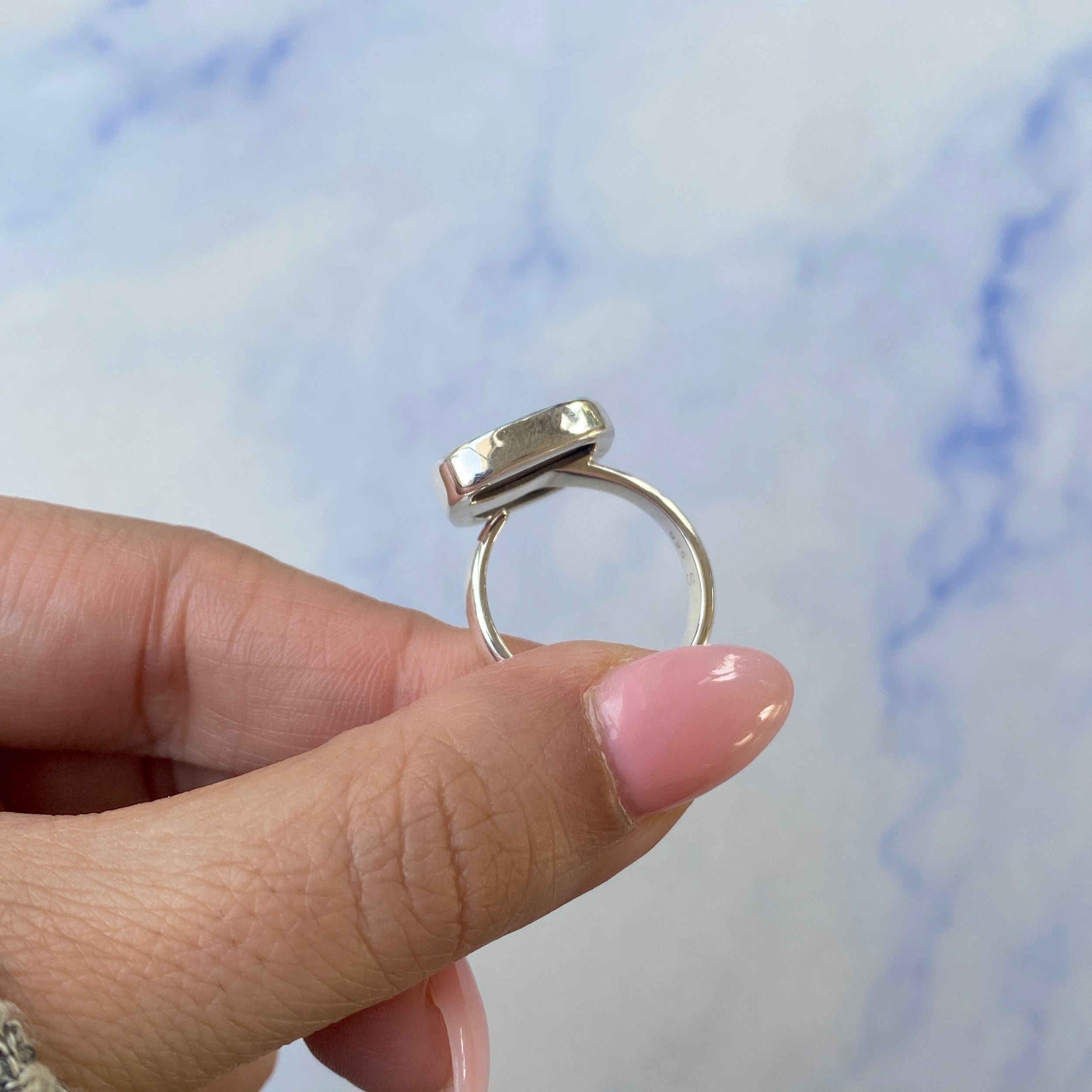 Australian Opal Adjustable Ring-(AOD-R-12.)