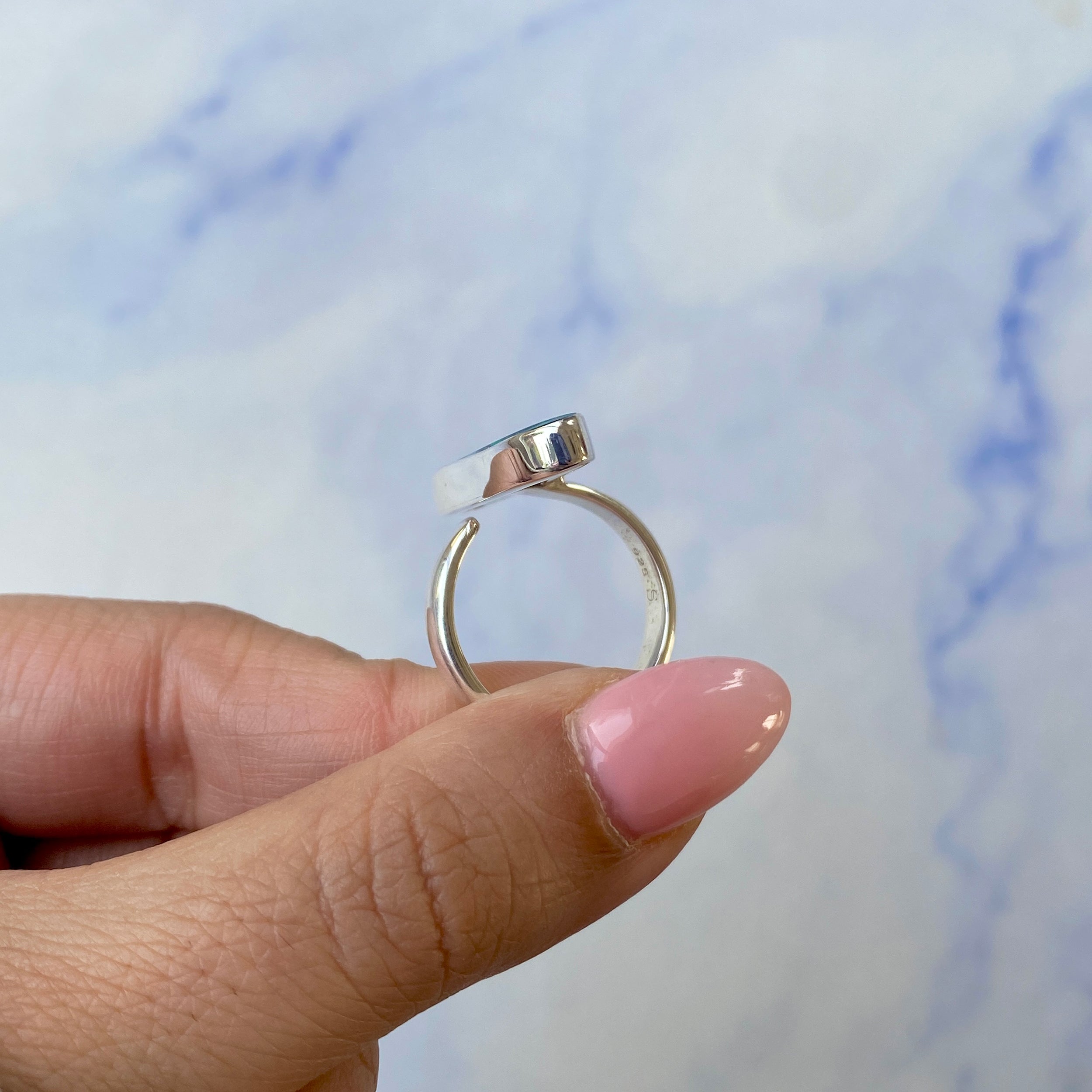 Australian Opal Adjustable Ring-(AOD-R-19.)