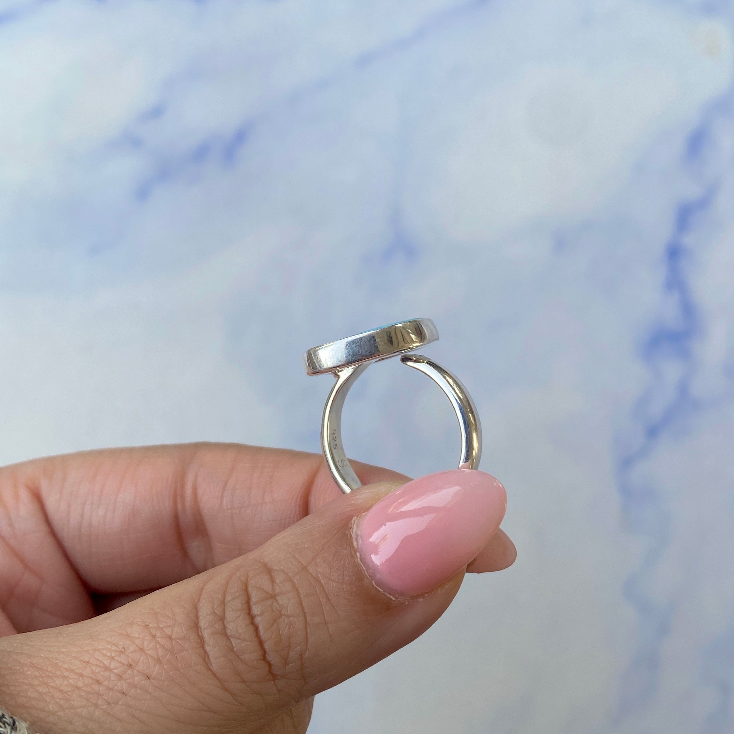 Australian Opal Adjustable Ring-(AOD-R-4.)