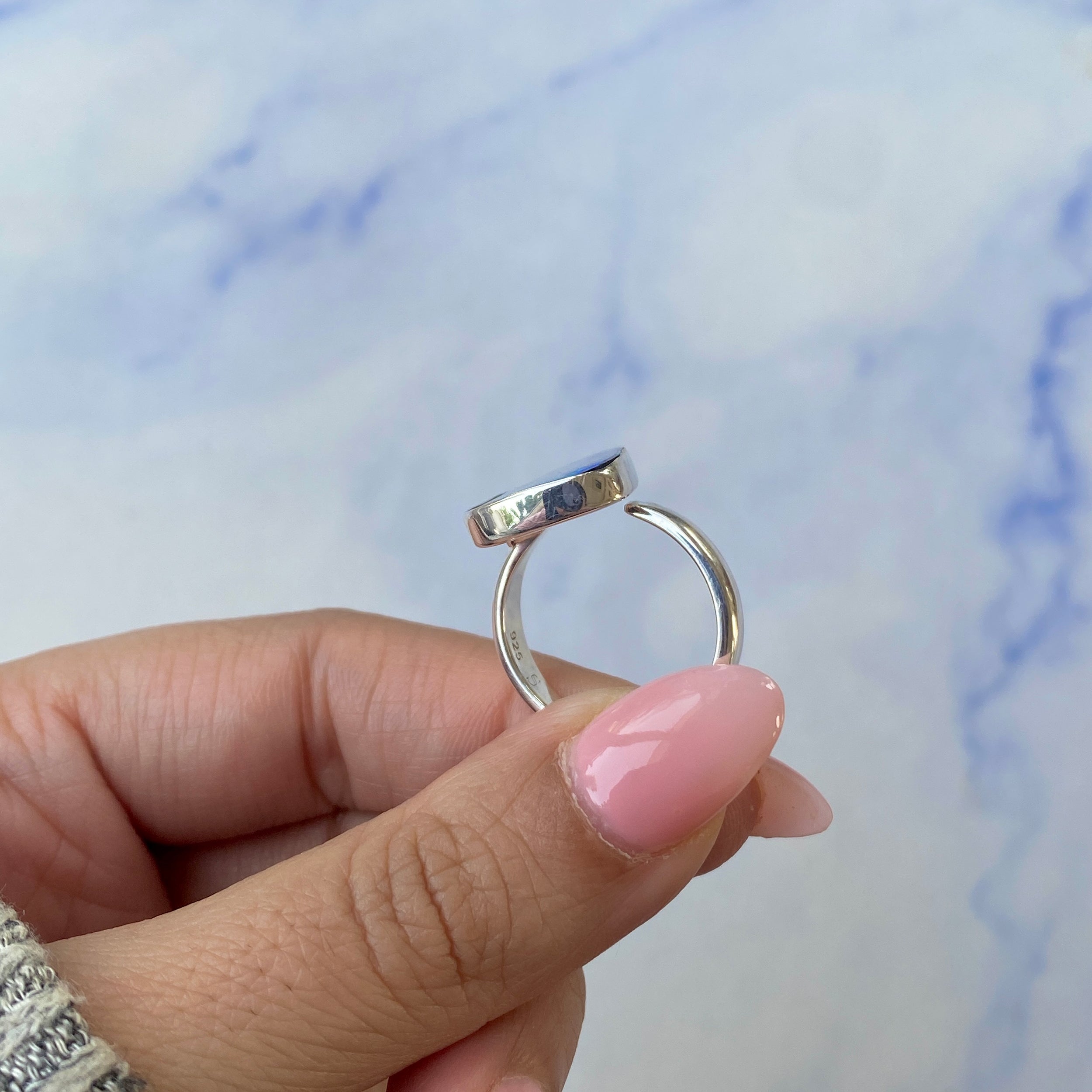 Australian Opal Adjustable Ring-(AOD-R-5.)