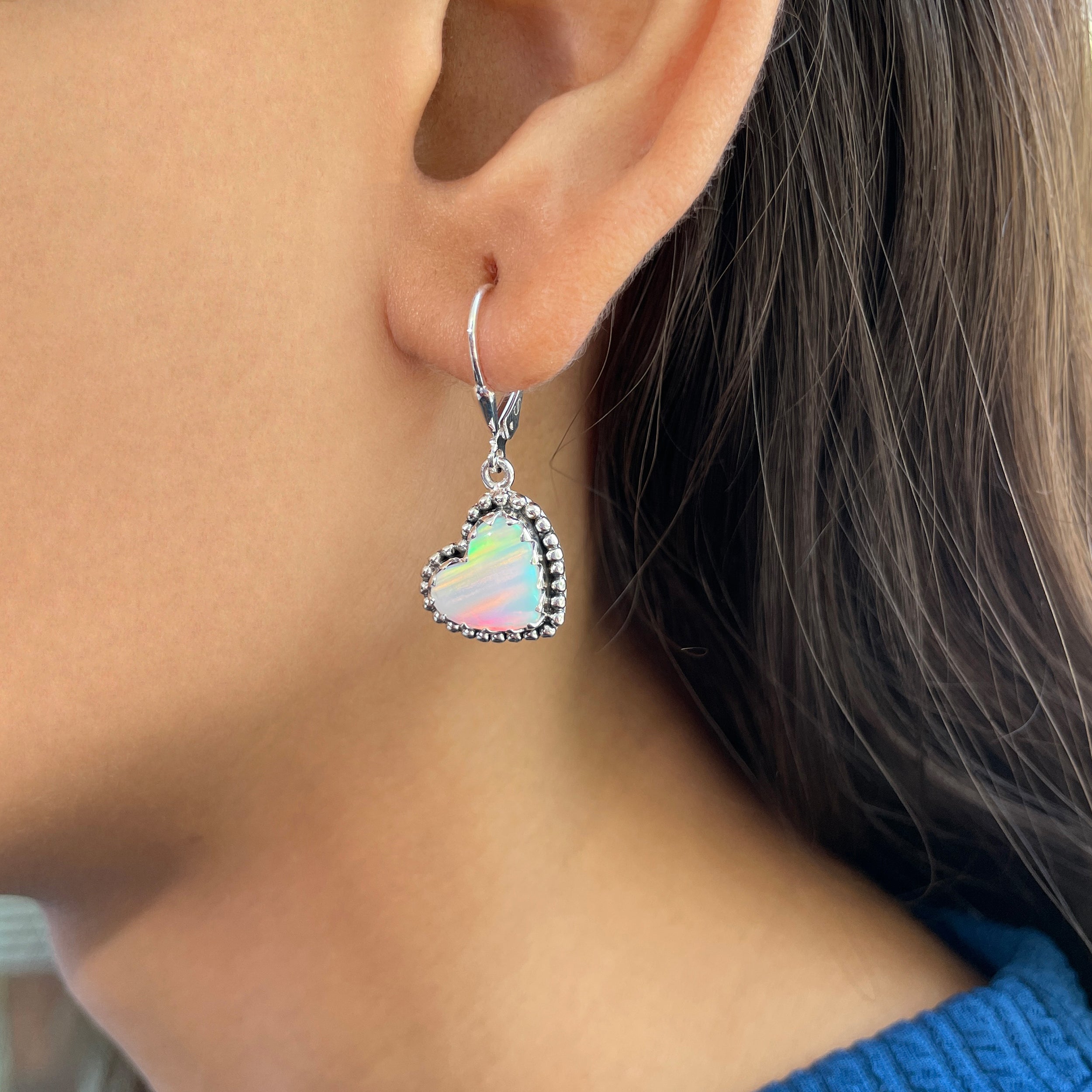 Aura Opal Earrings-(AOP-E-2.)