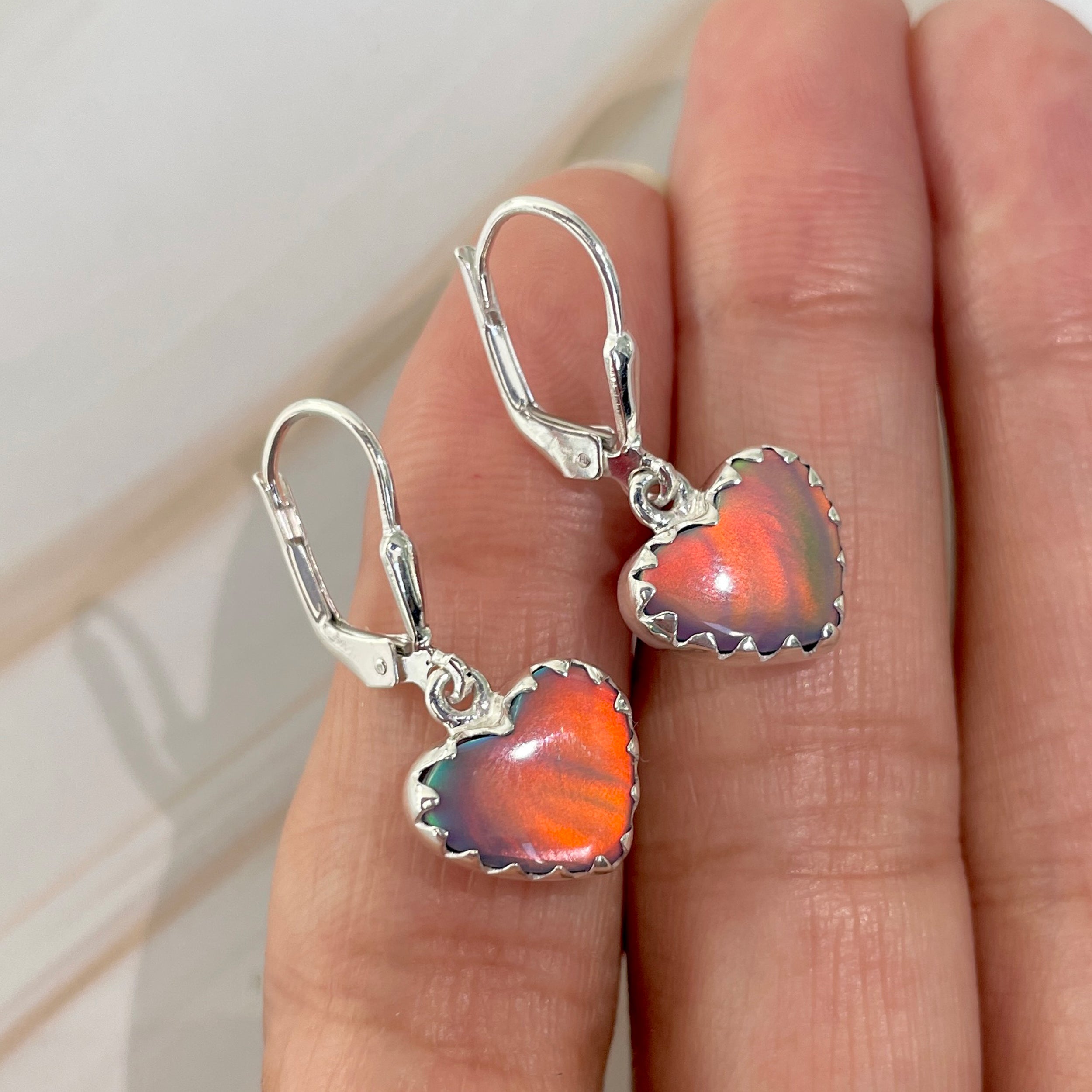 Aura Opal Earrings-(AOP-E-35.)