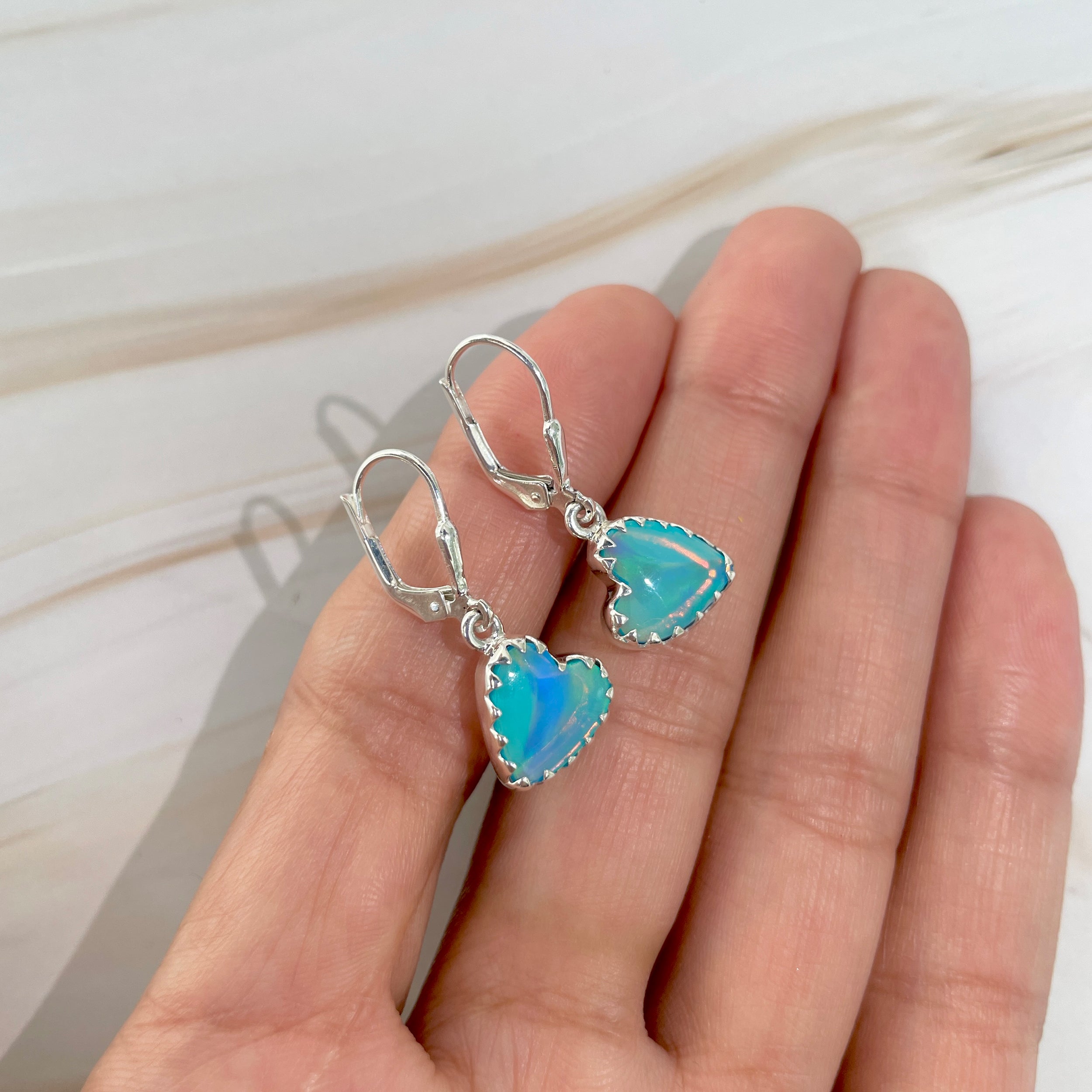 Aura Opal Earrings-(AOP-E-53.)