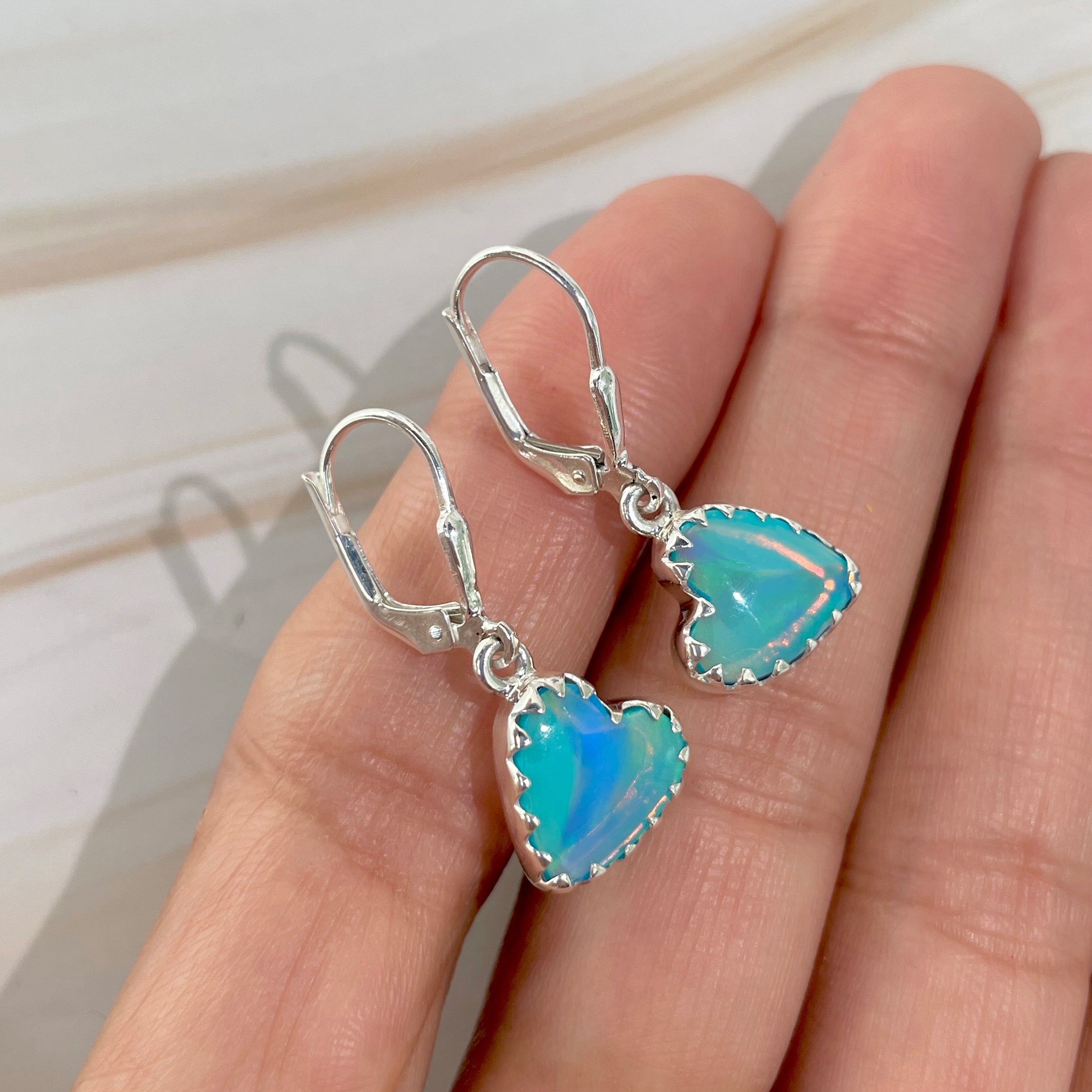 Aura Opal Earrings-(AOP-E-53.)