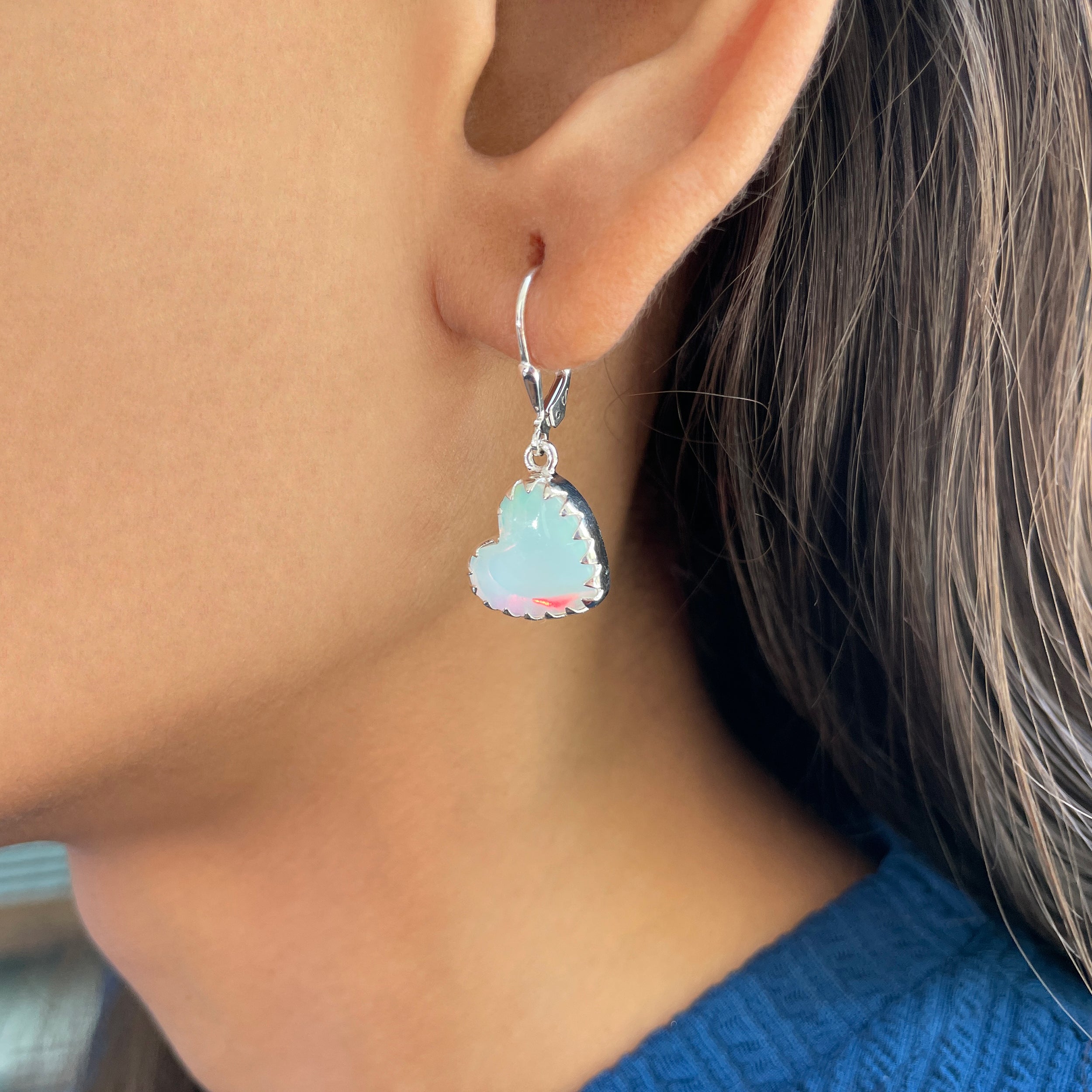 Aura Opal Earrings-(AOP-E-6.)