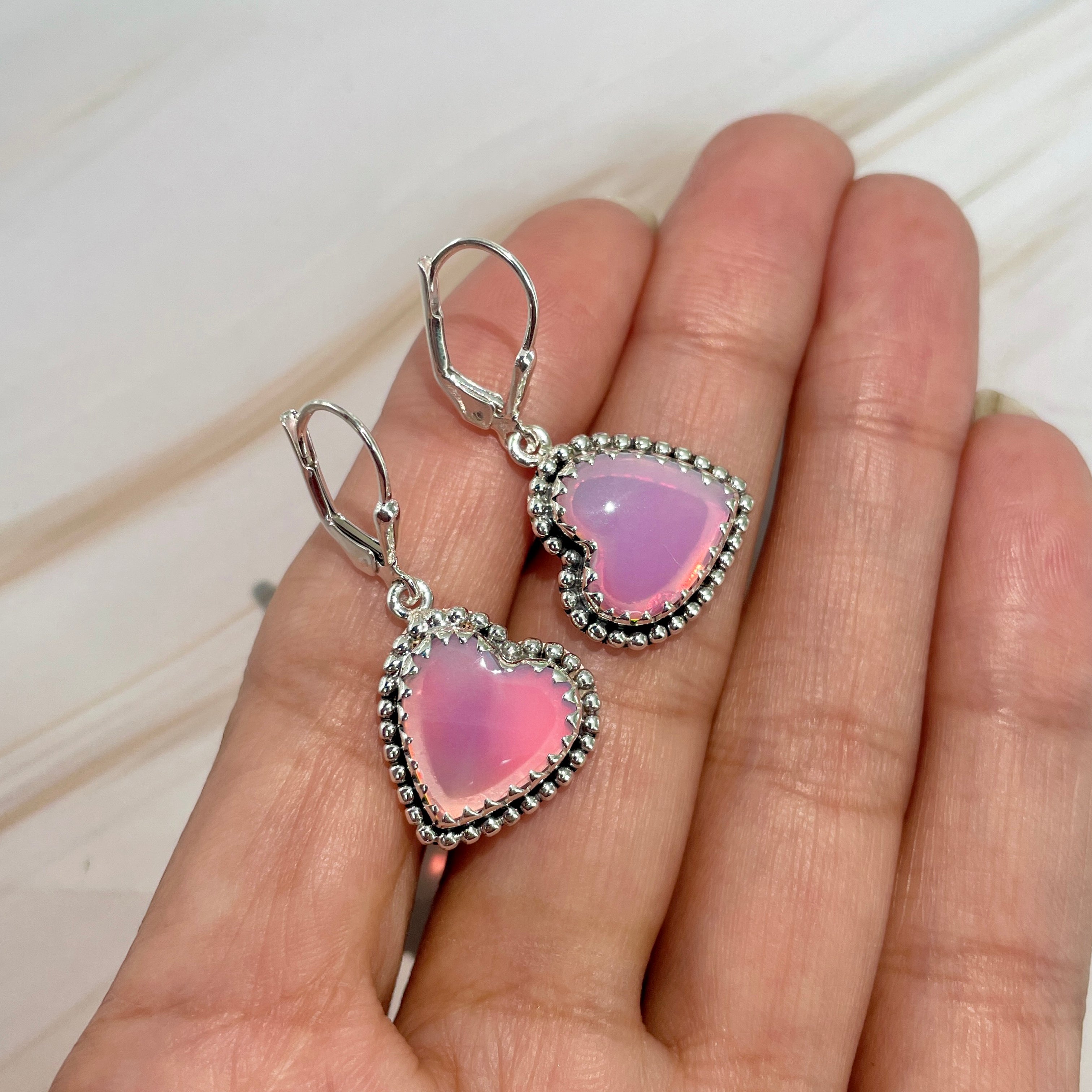 Aura Opal Earrings-(AOP-E-64.)