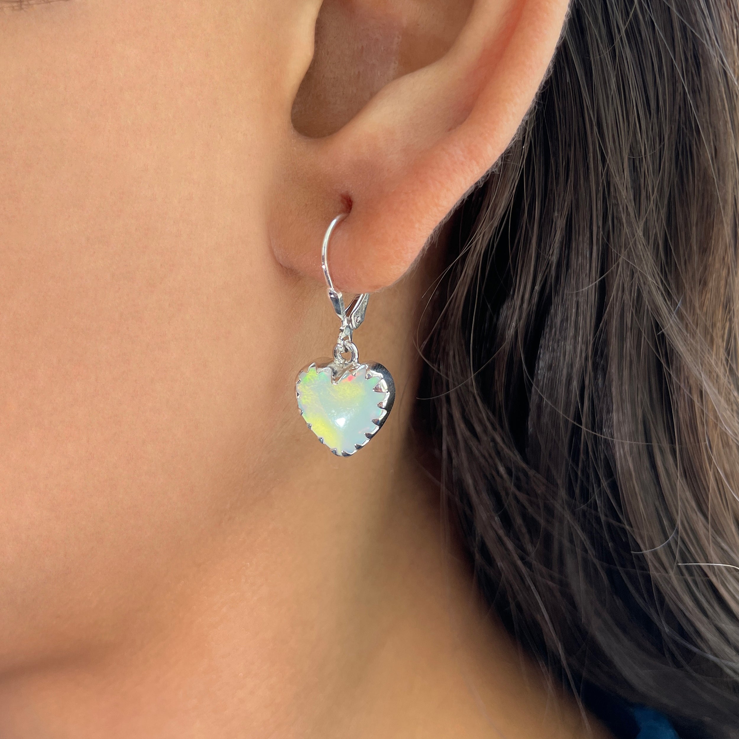 Aura Opal Earrings-(AOP-E-8.)