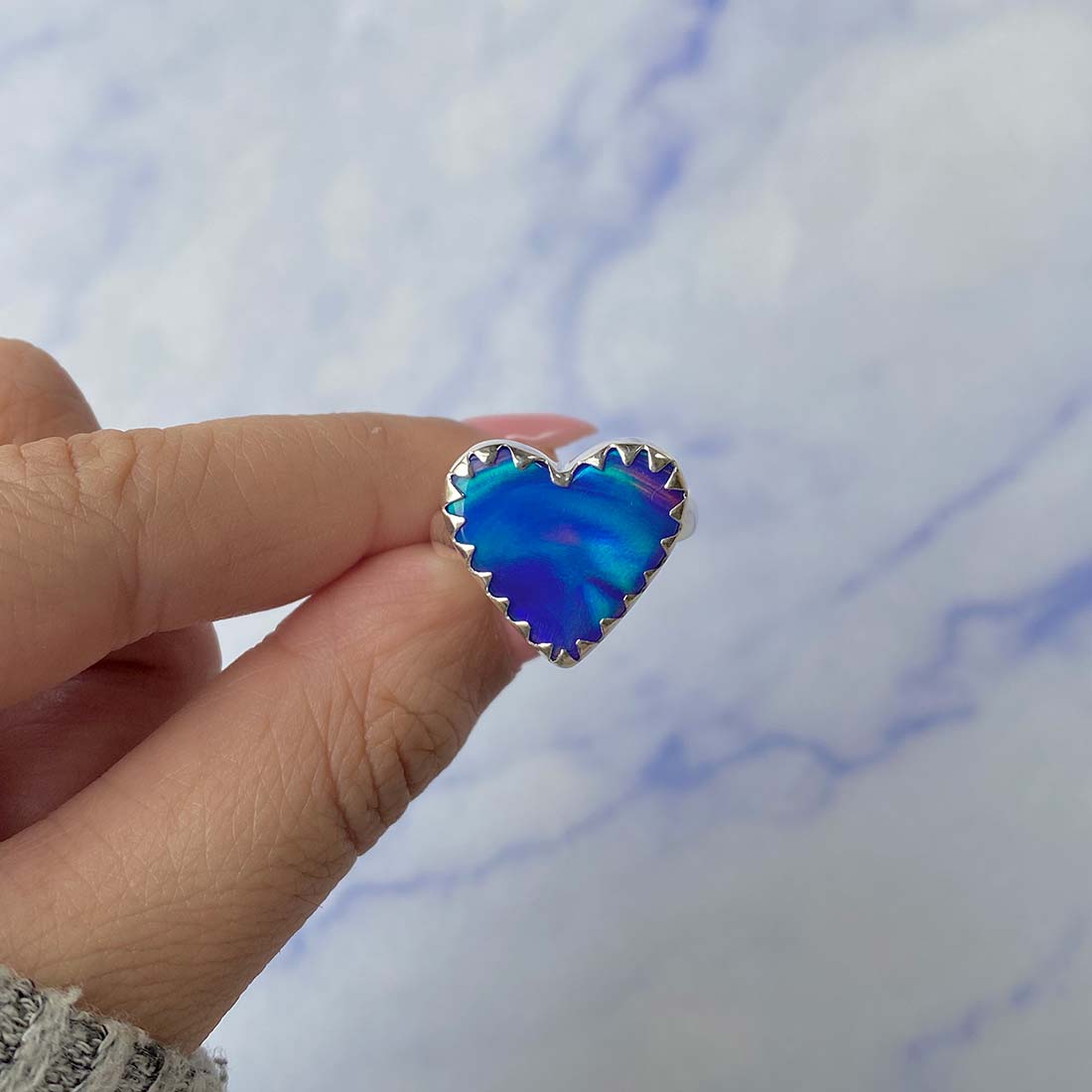 Aura Opal Adjustable Ring-(AOP-R-10.)