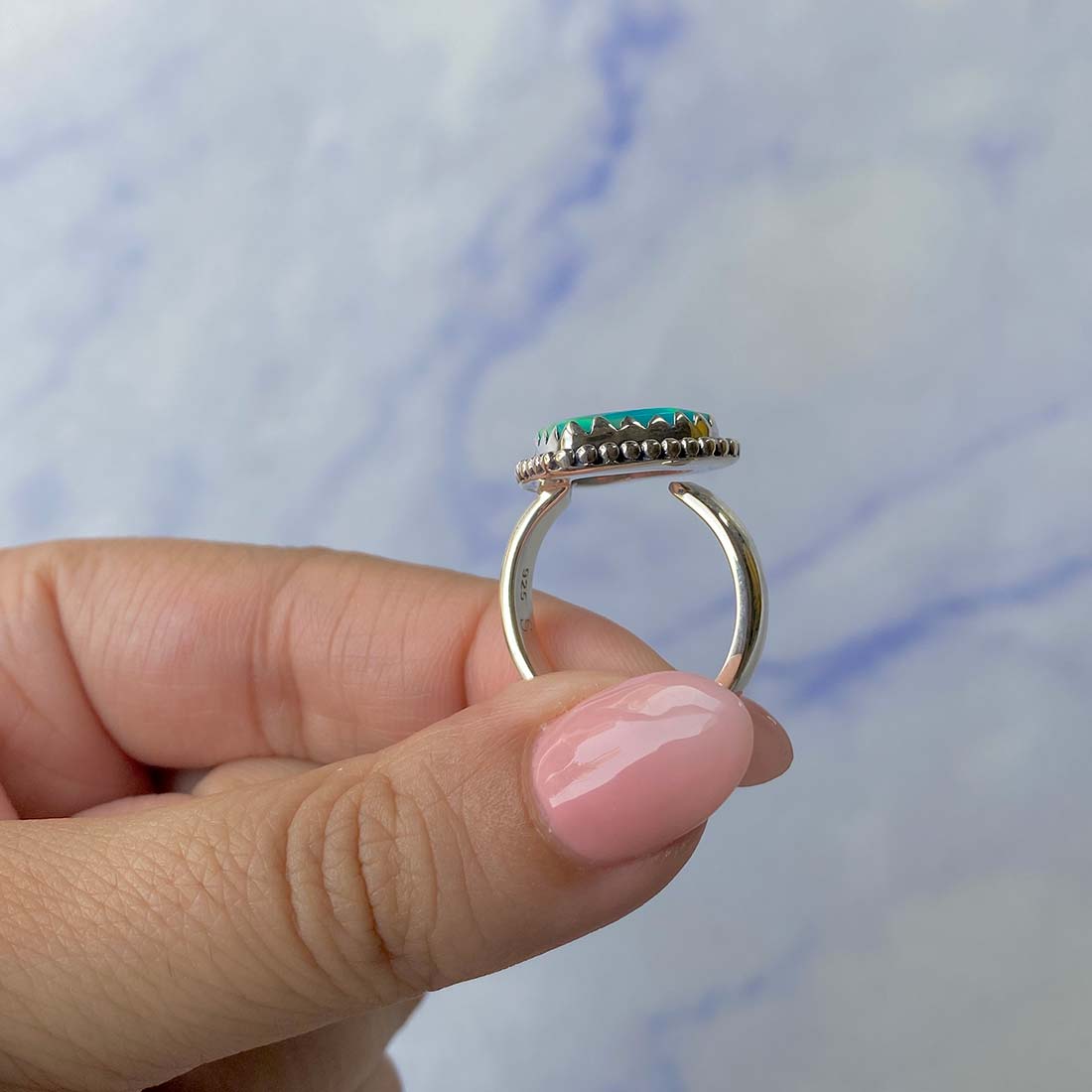 Aura Opal Adjustable Ring-(AOP-R-15.)