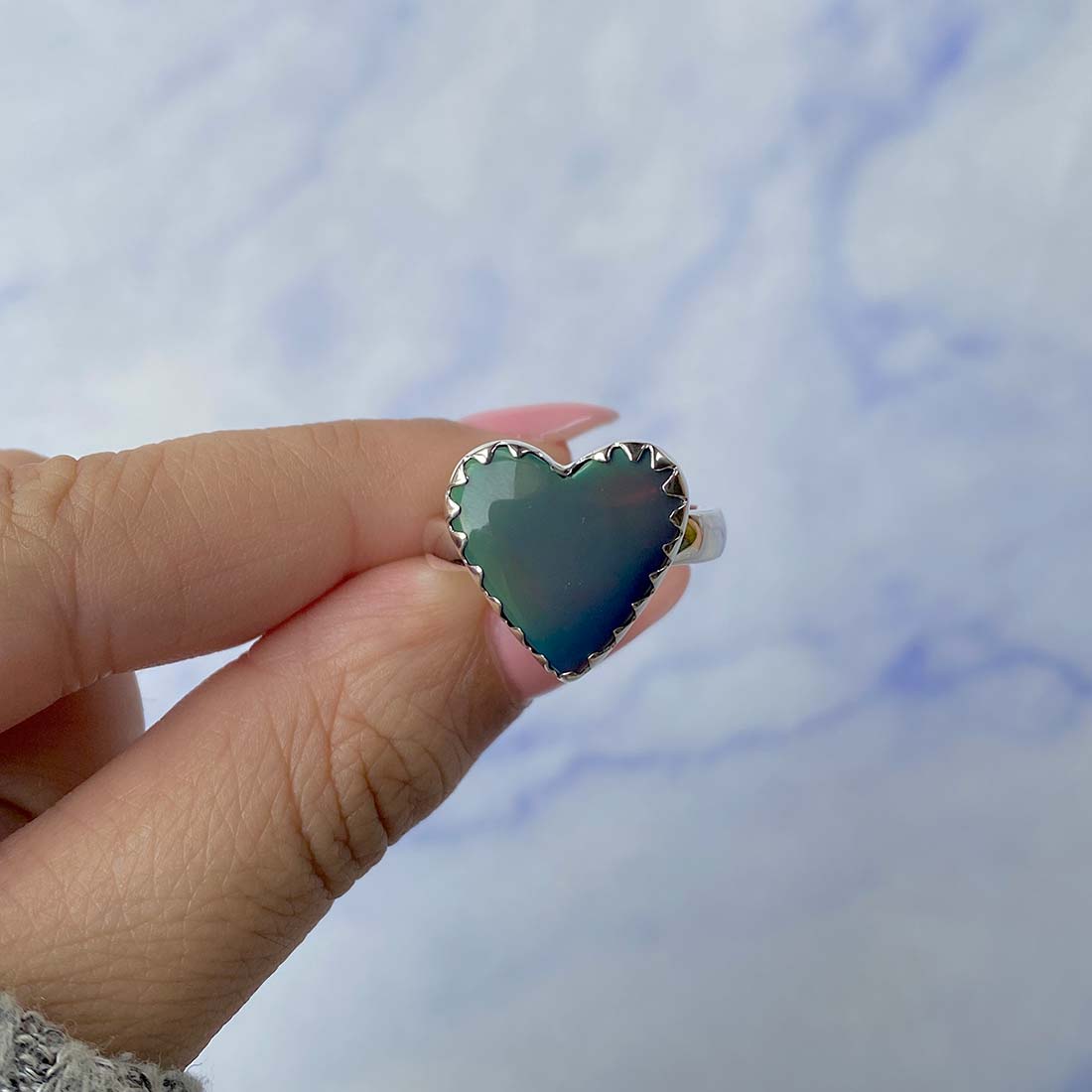 Aura Opal Adjustable Ring-(AOP-R-20.)