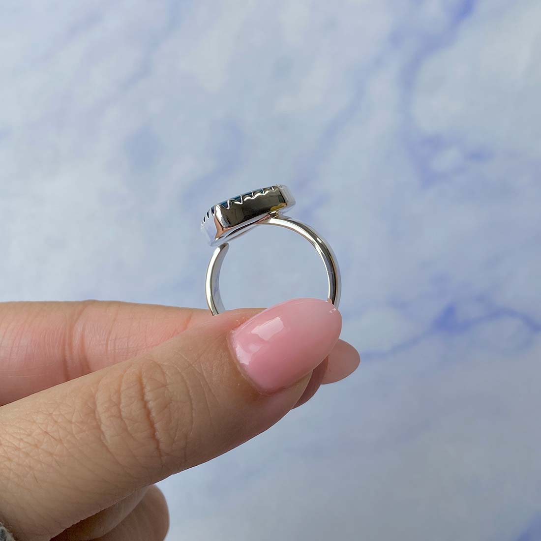 Aura Opal Adjustable Ring-(AOP-R-20.)