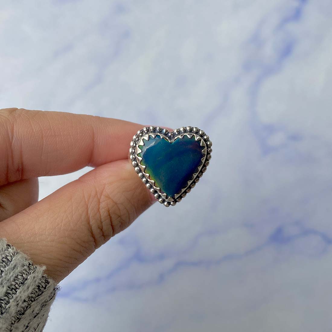 Aura Opal Adjustable Ring-(AOP-R-3.)