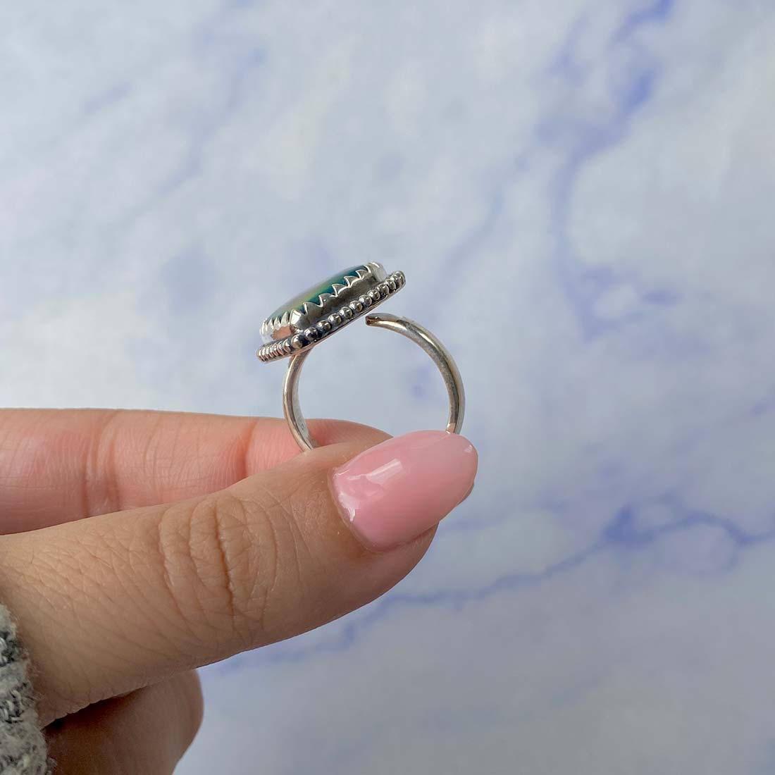 Aura Opal Adjustable Ring-(AOP-R-3.)