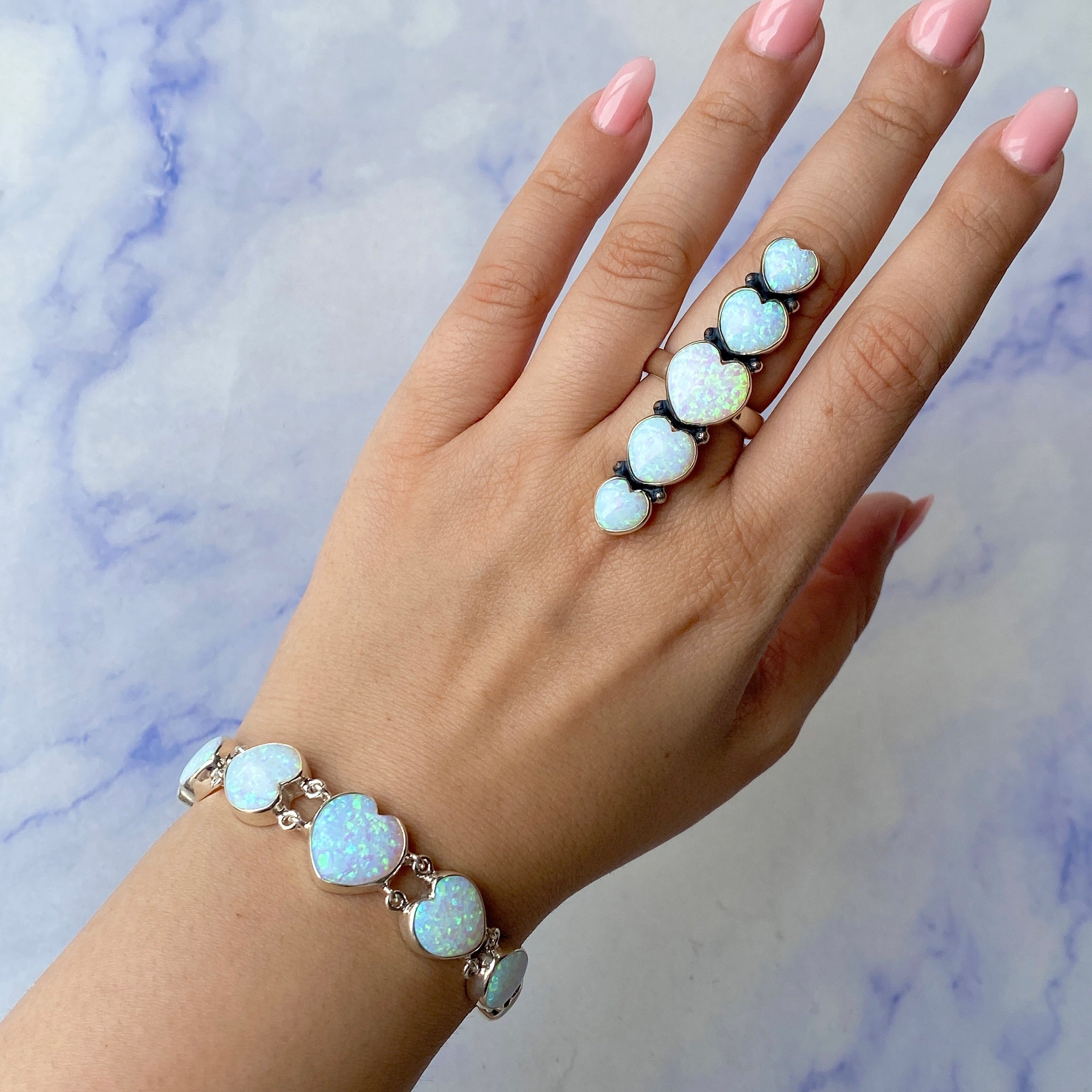 Aura Opal Jewelry Set-(AOP-ST-1.)