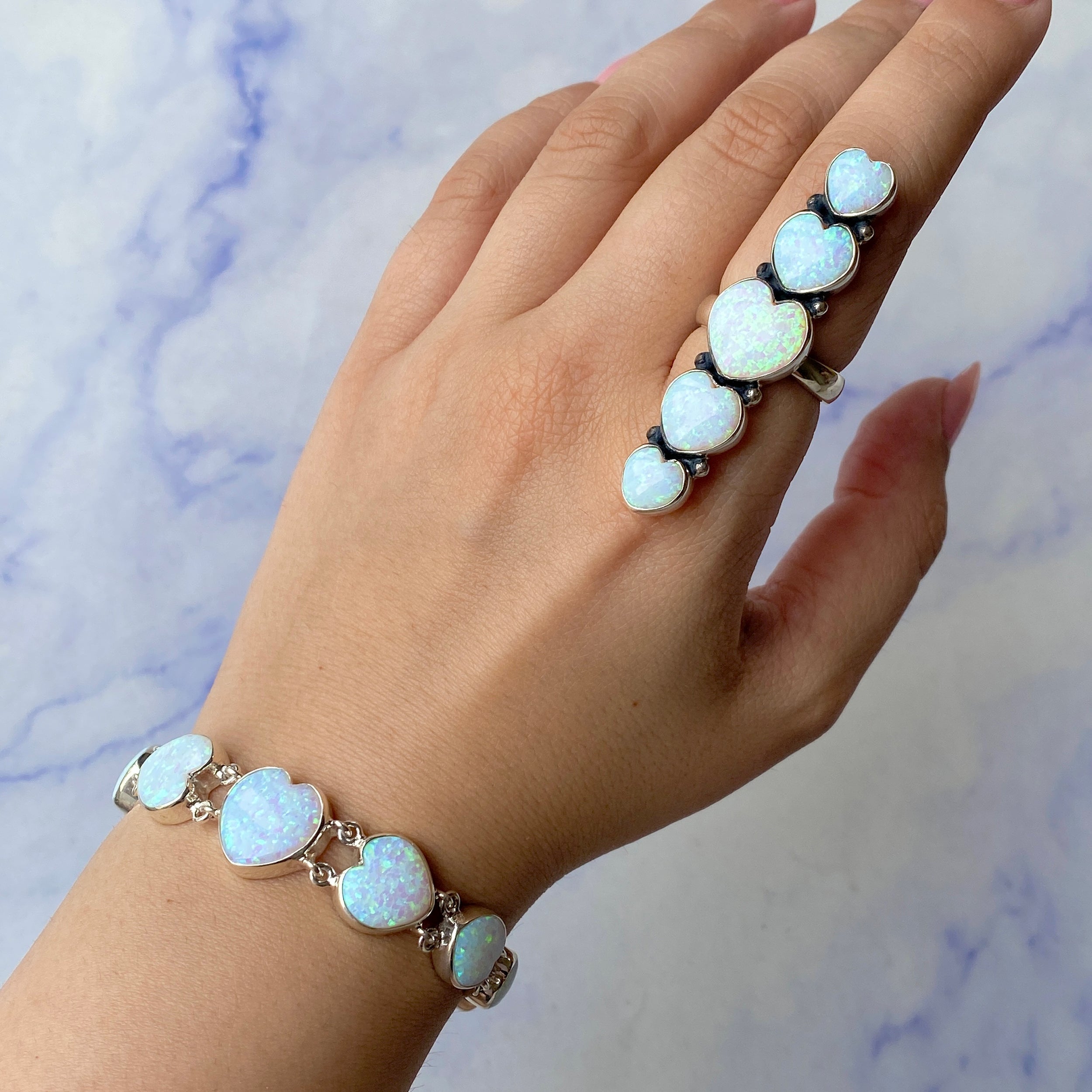 Aura Opal Jewelry Set-(AOP-ST-1.)