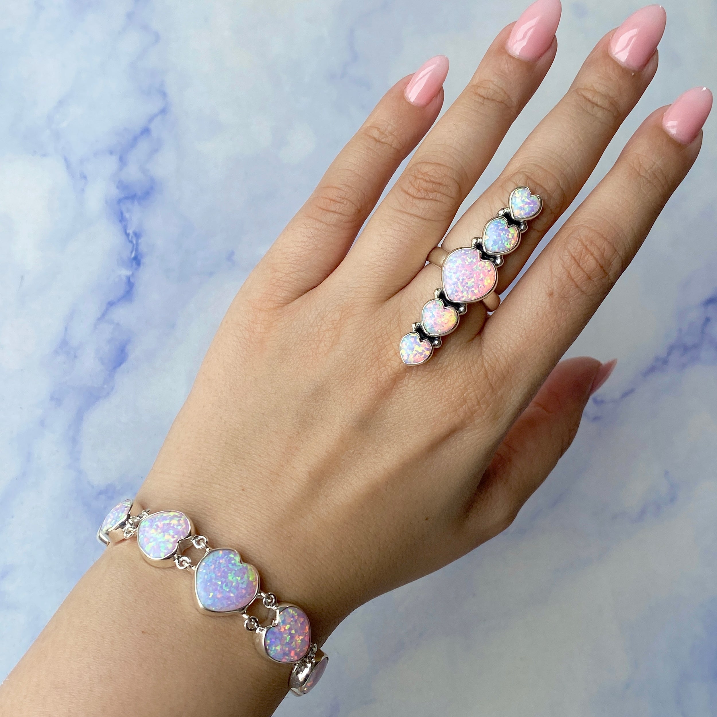 Aura Opal Jewelry Set-(AOP-ST-3.)