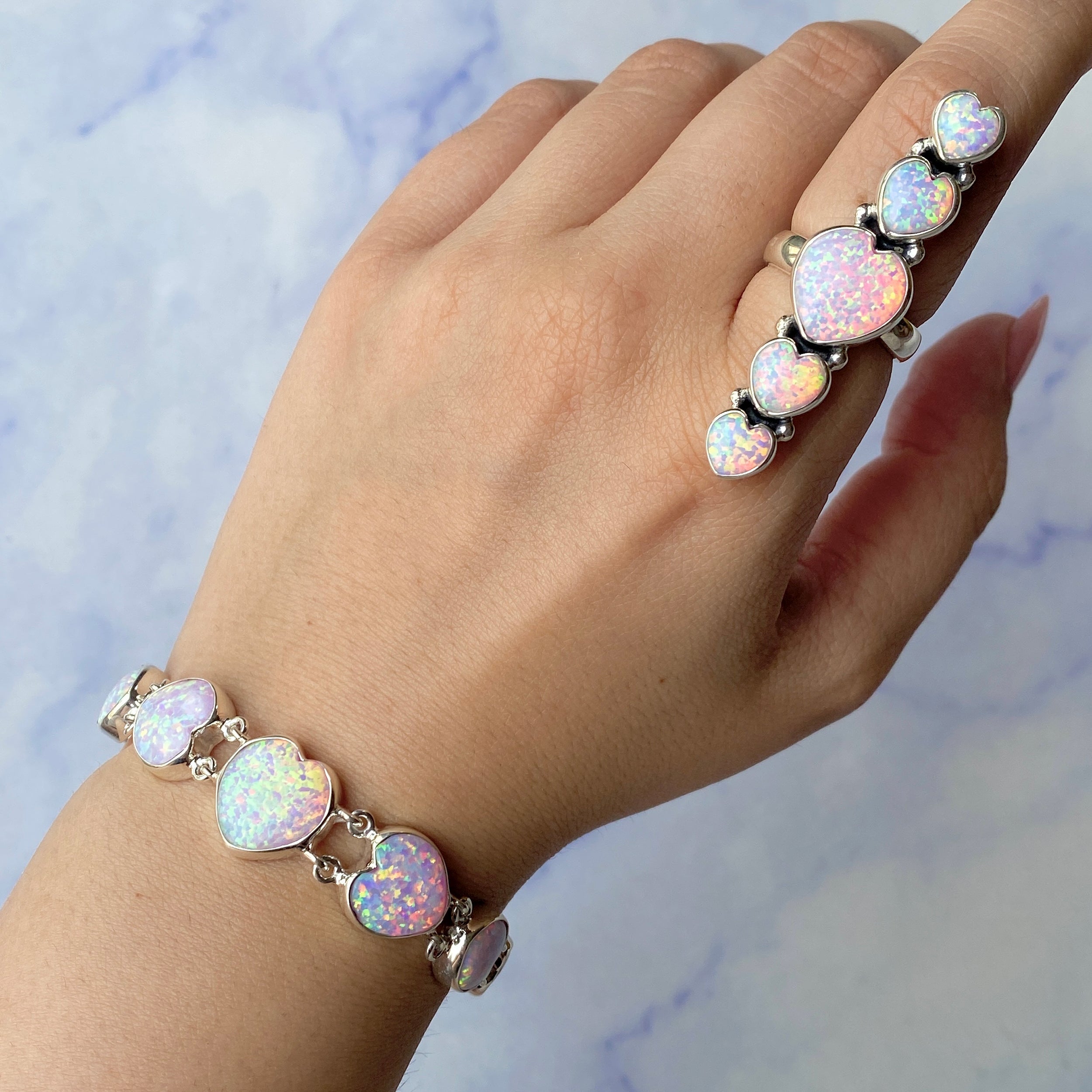 Aura Opal Jewelry Set-(AOP-ST-3.)