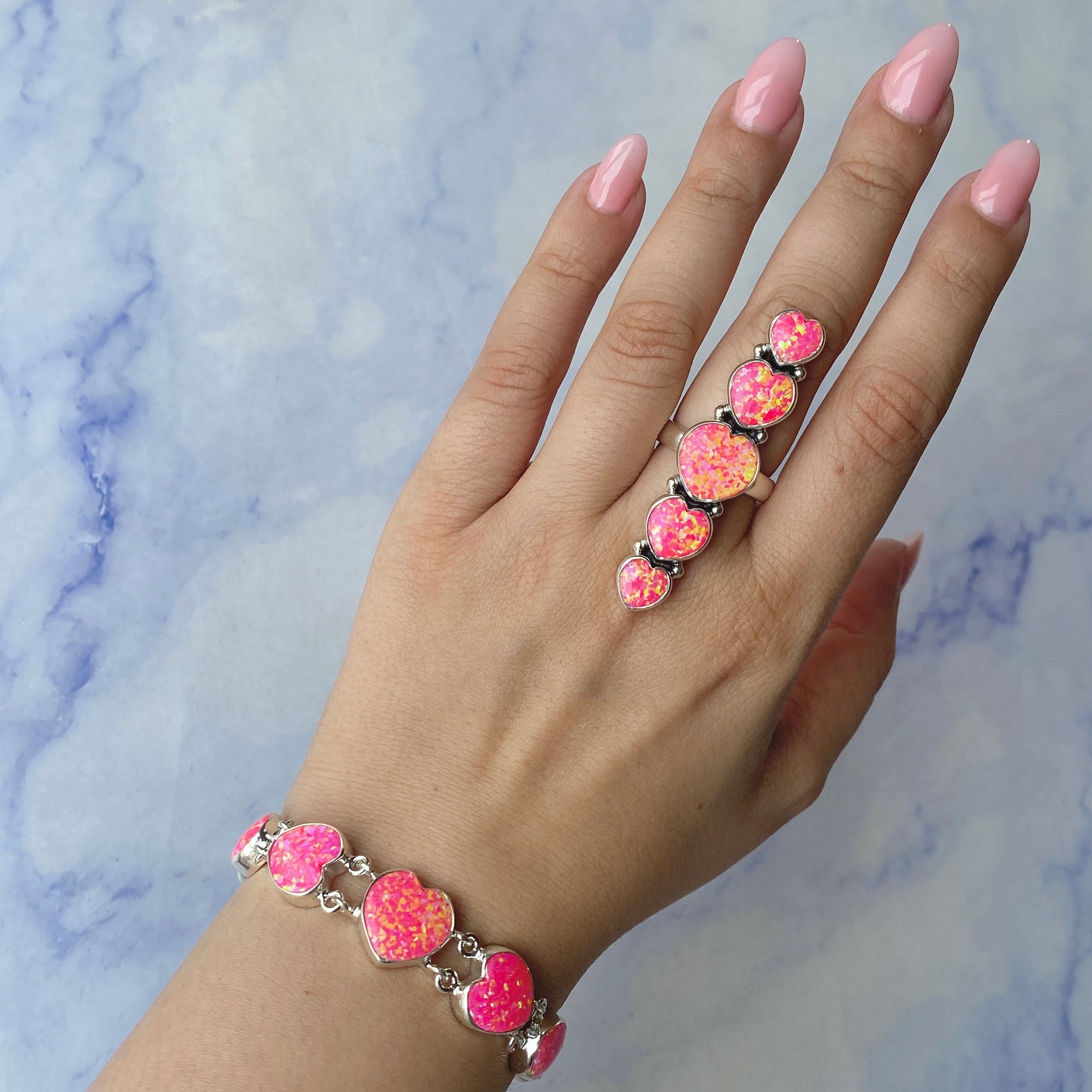 Aura Opal Jewelry Set-(AOP-ST-4.)