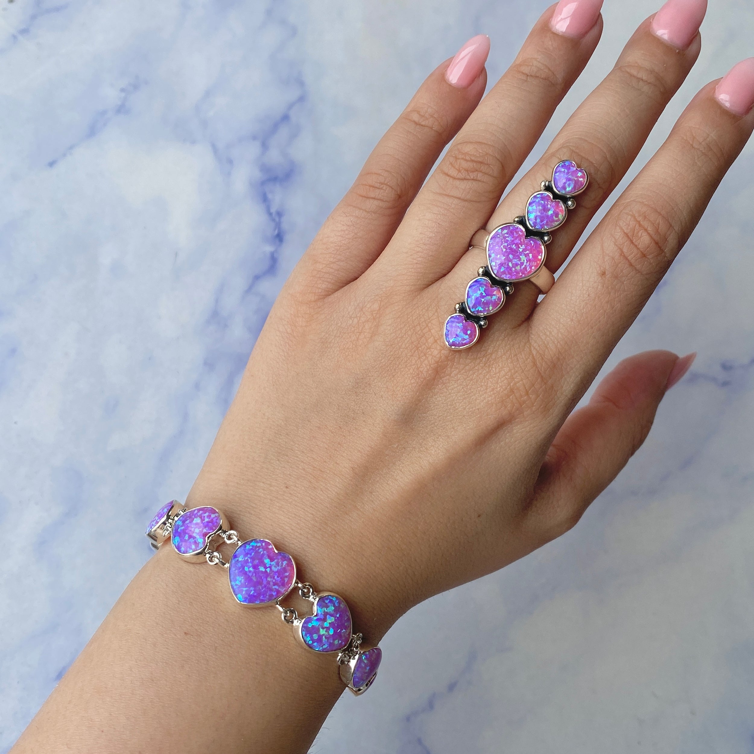 Aura Opal Jewelry Set-(AOP-ST-5.)