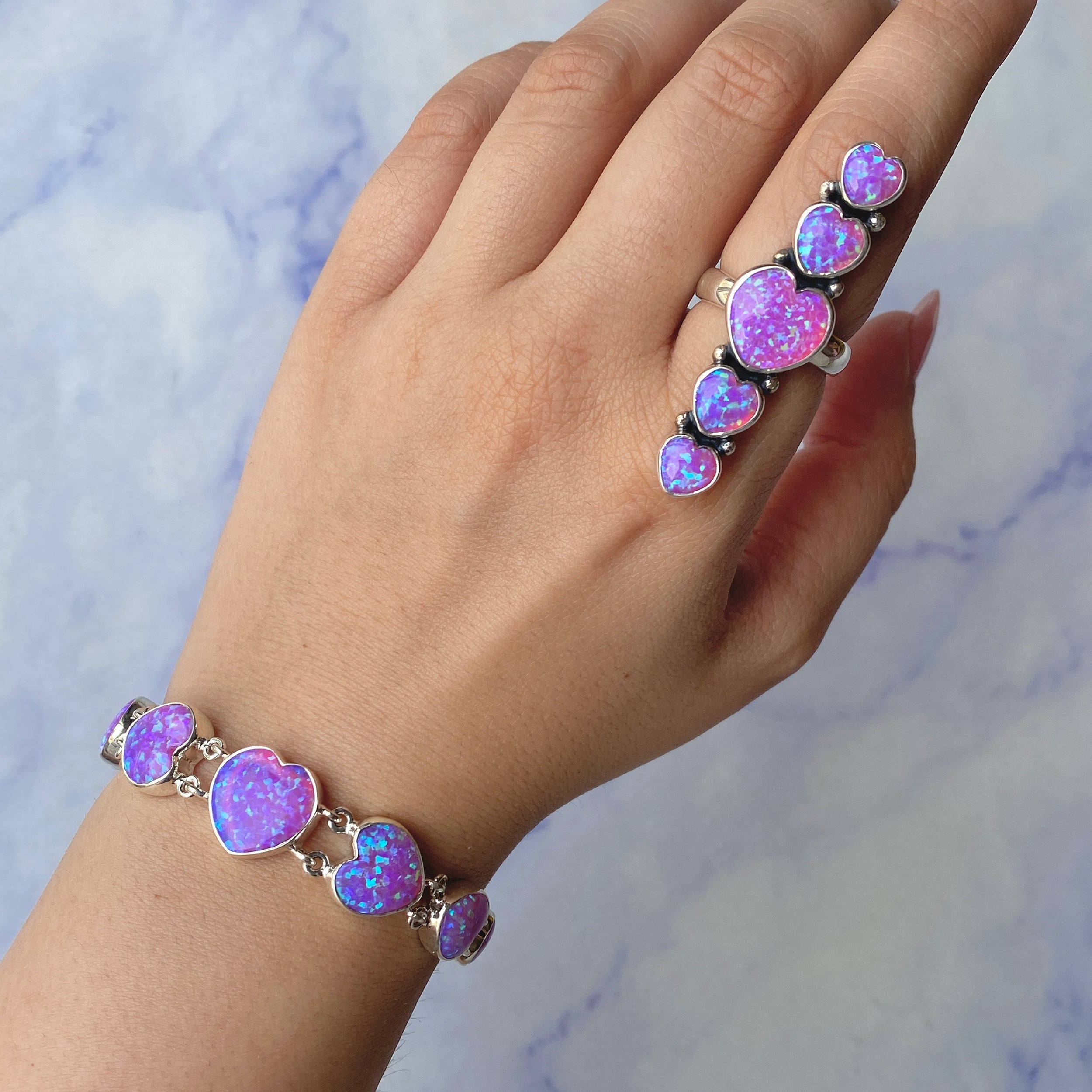 Aura Opal Jewelry Set-(AOP-ST-5.)