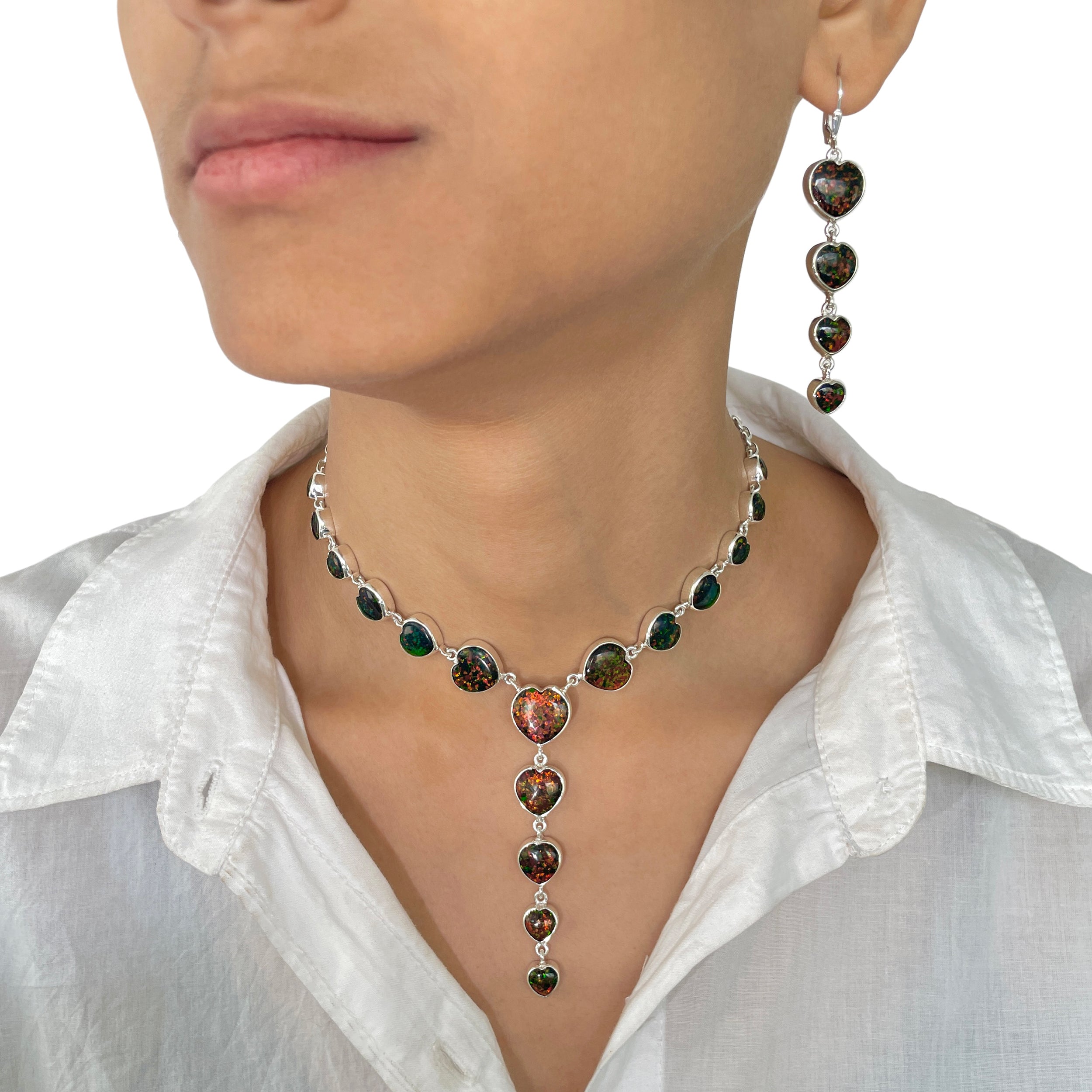 Aura Opal Jewelry Set-(AOP-ST-6.)